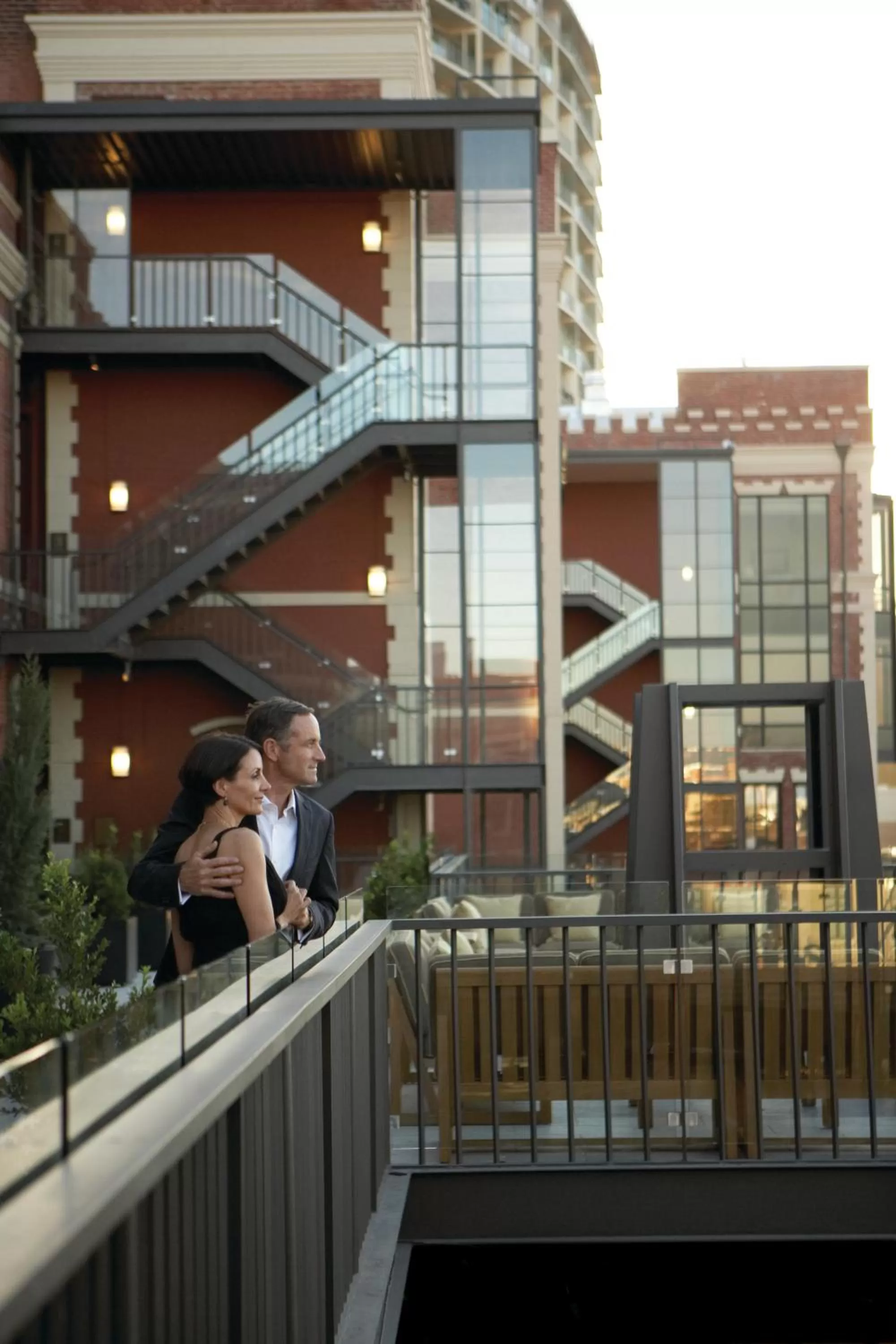 People in The Fairmont Heritage Place Ghirardelli Square