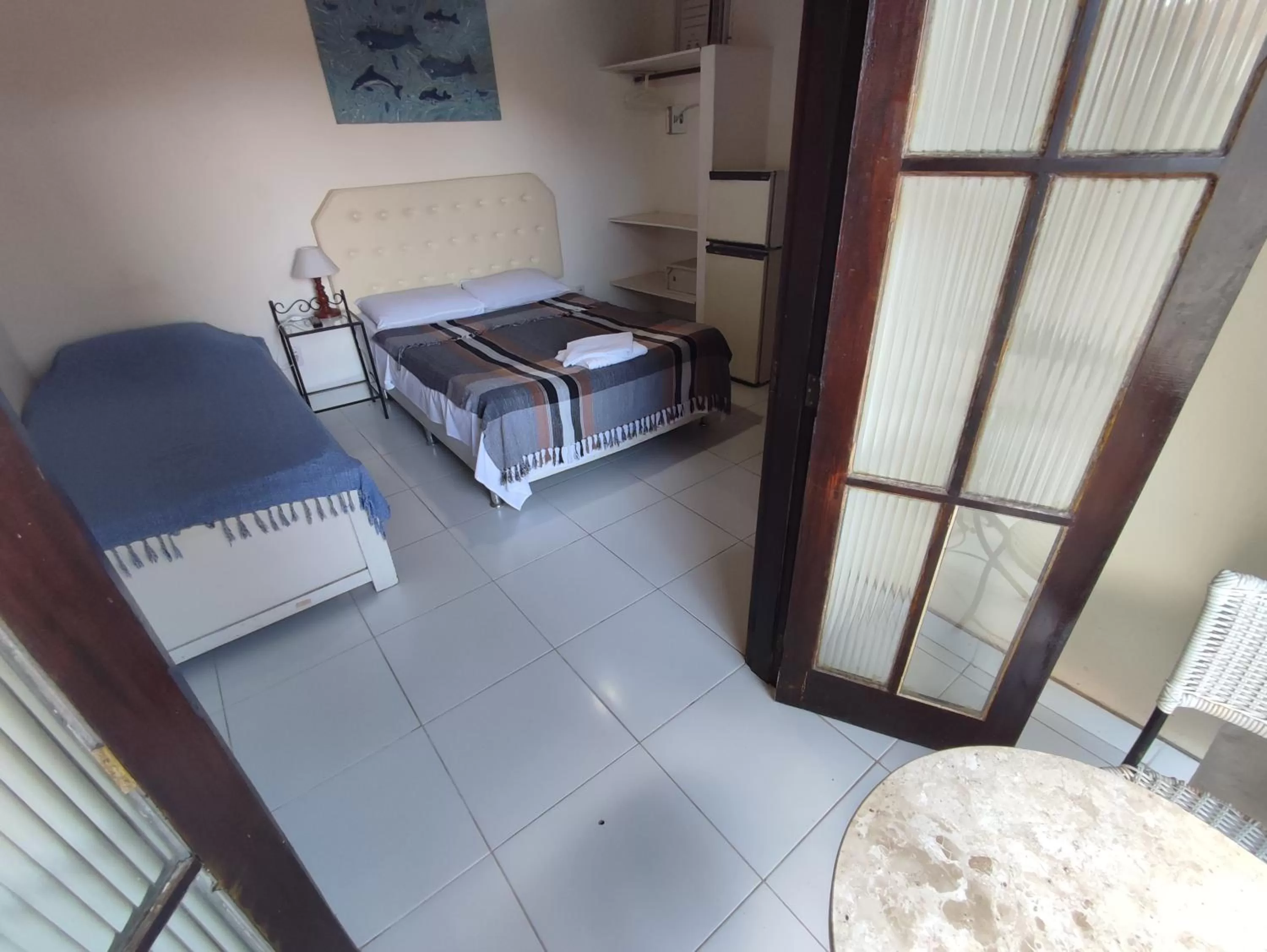 Bed in Pousada L'étage