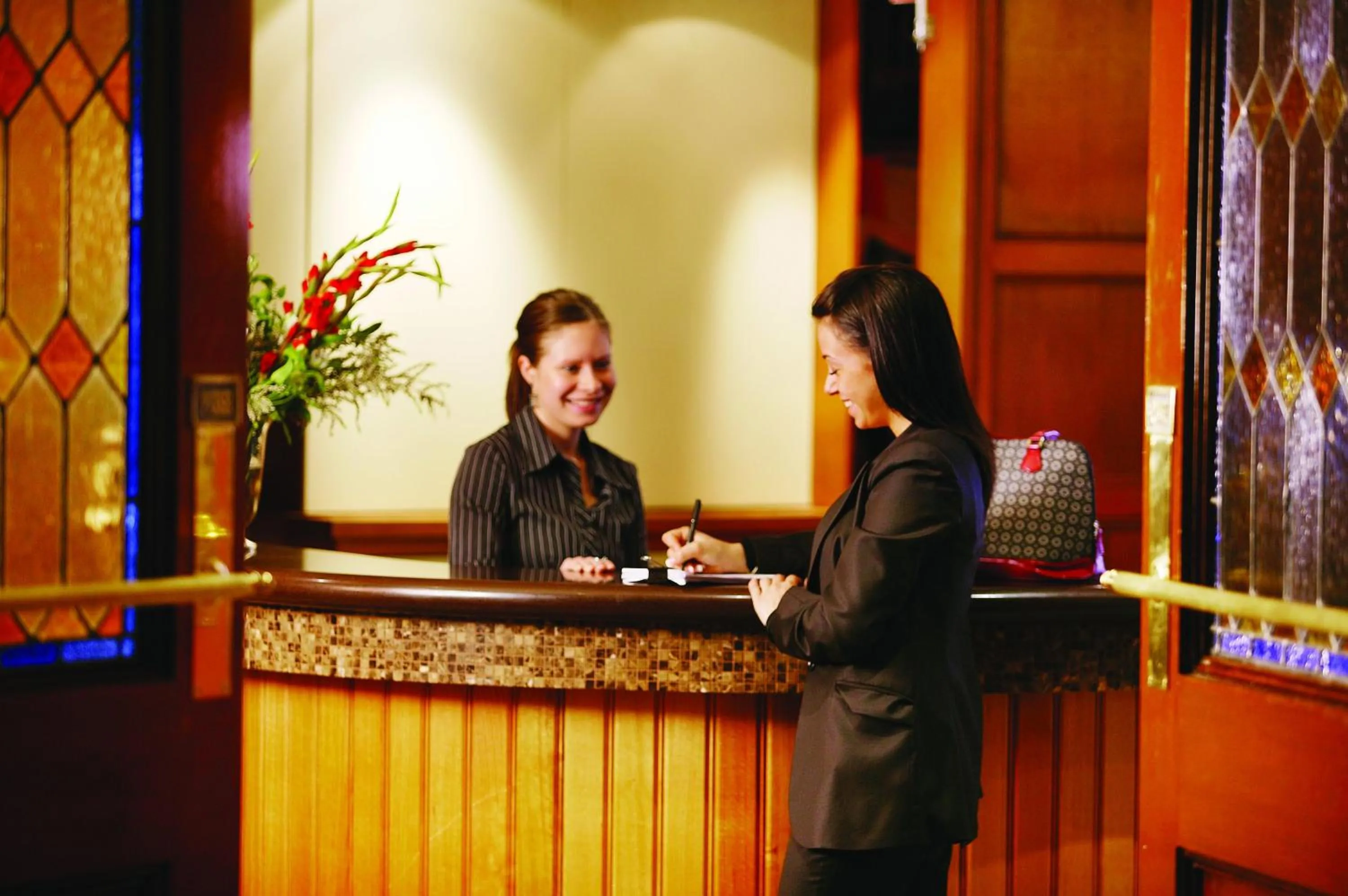 Lobby or reception in Hotel Bruce County