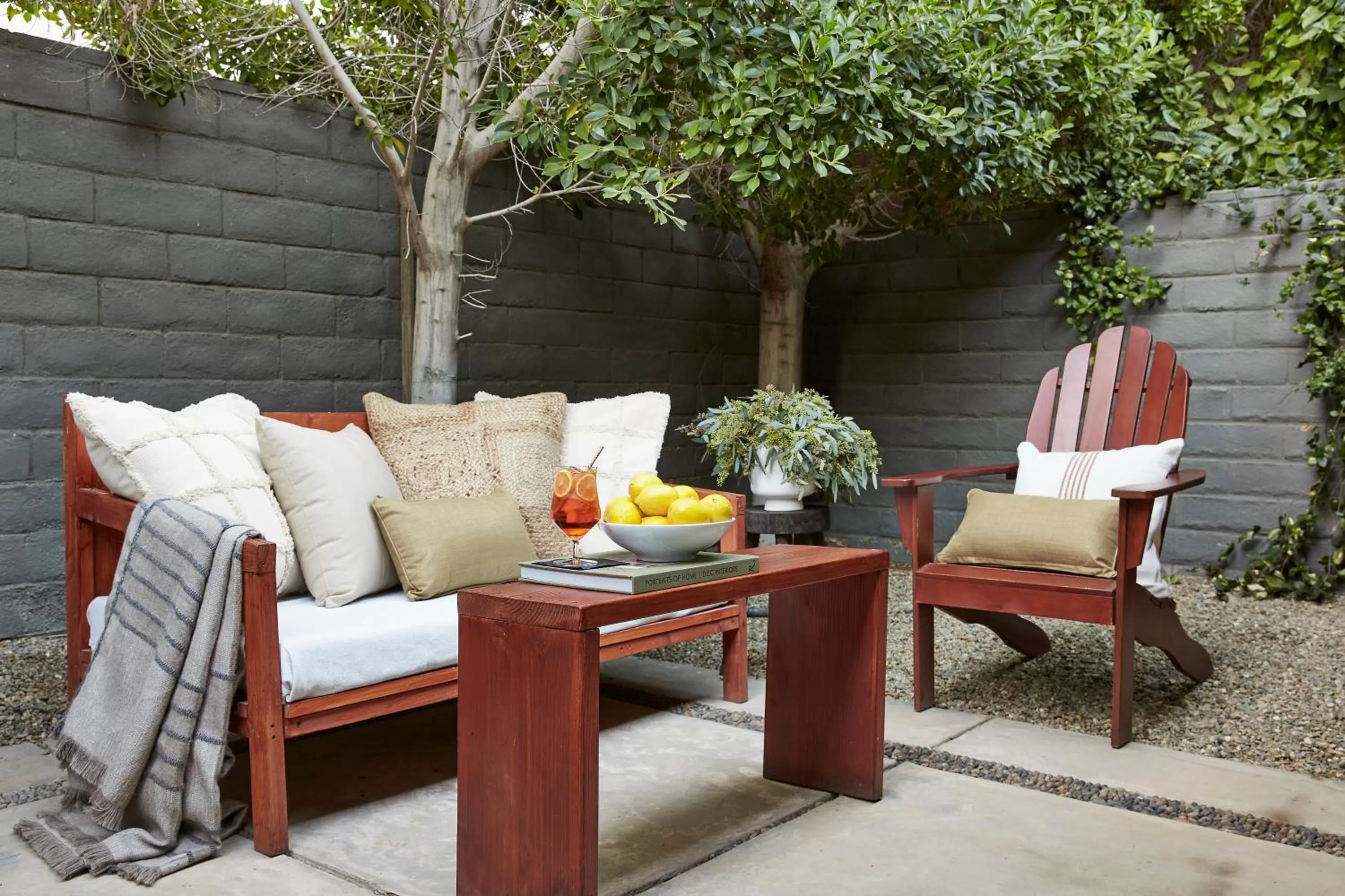 Patio in Sparrows Lodge