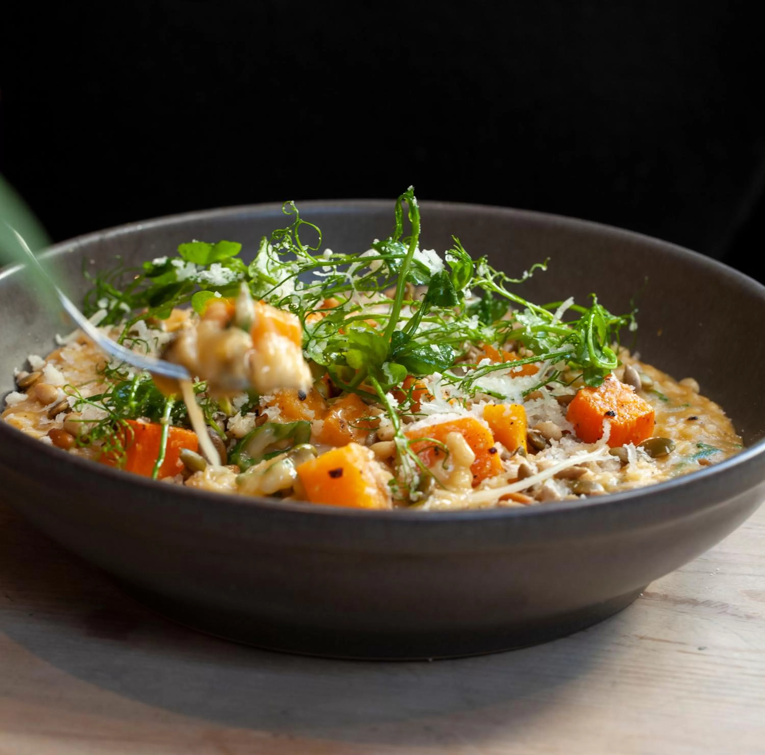 Food close-up in The Angel Inn, Petworth