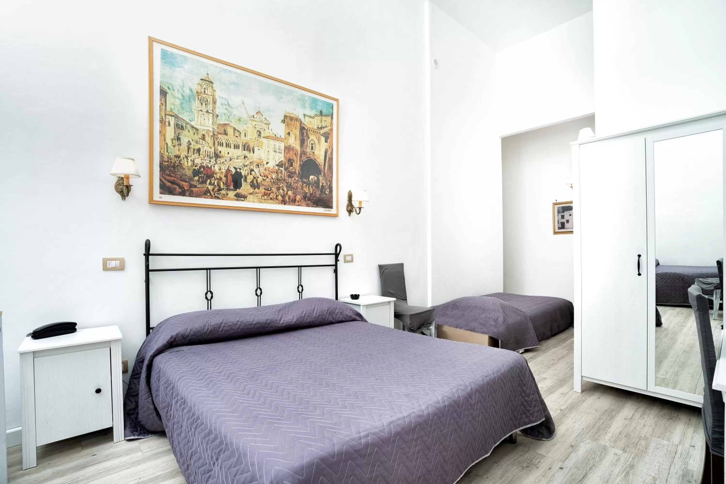 Bed in Hotel Fontana