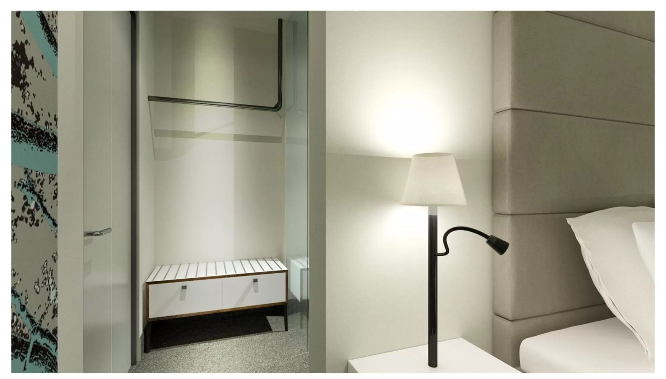 Floor plan, Bed in Van der Valk Hotel Hilversum/ De Witte Bergen