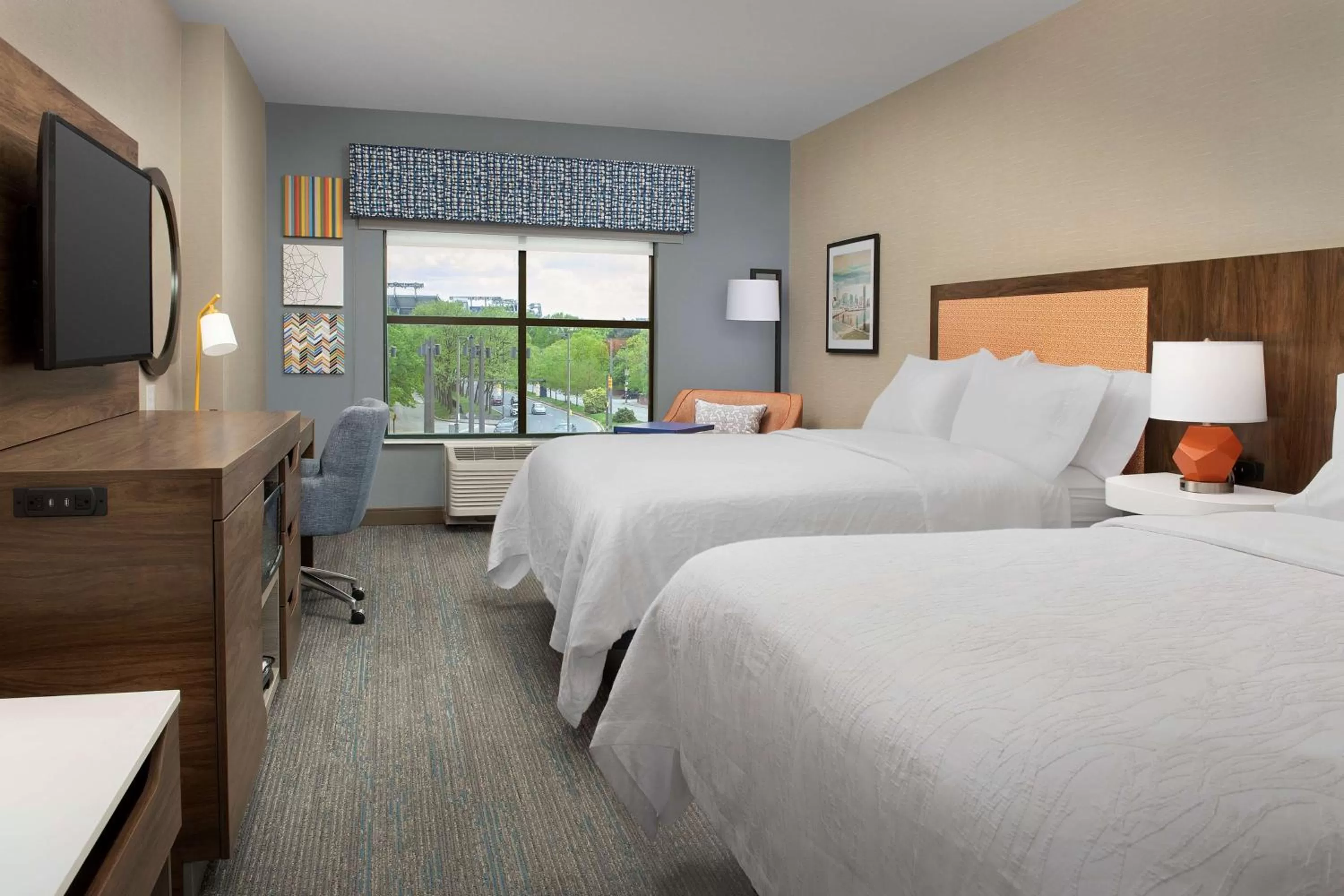 Bedroom, Bed in Hampton Inn Baltimore-Downtown-Convention Center