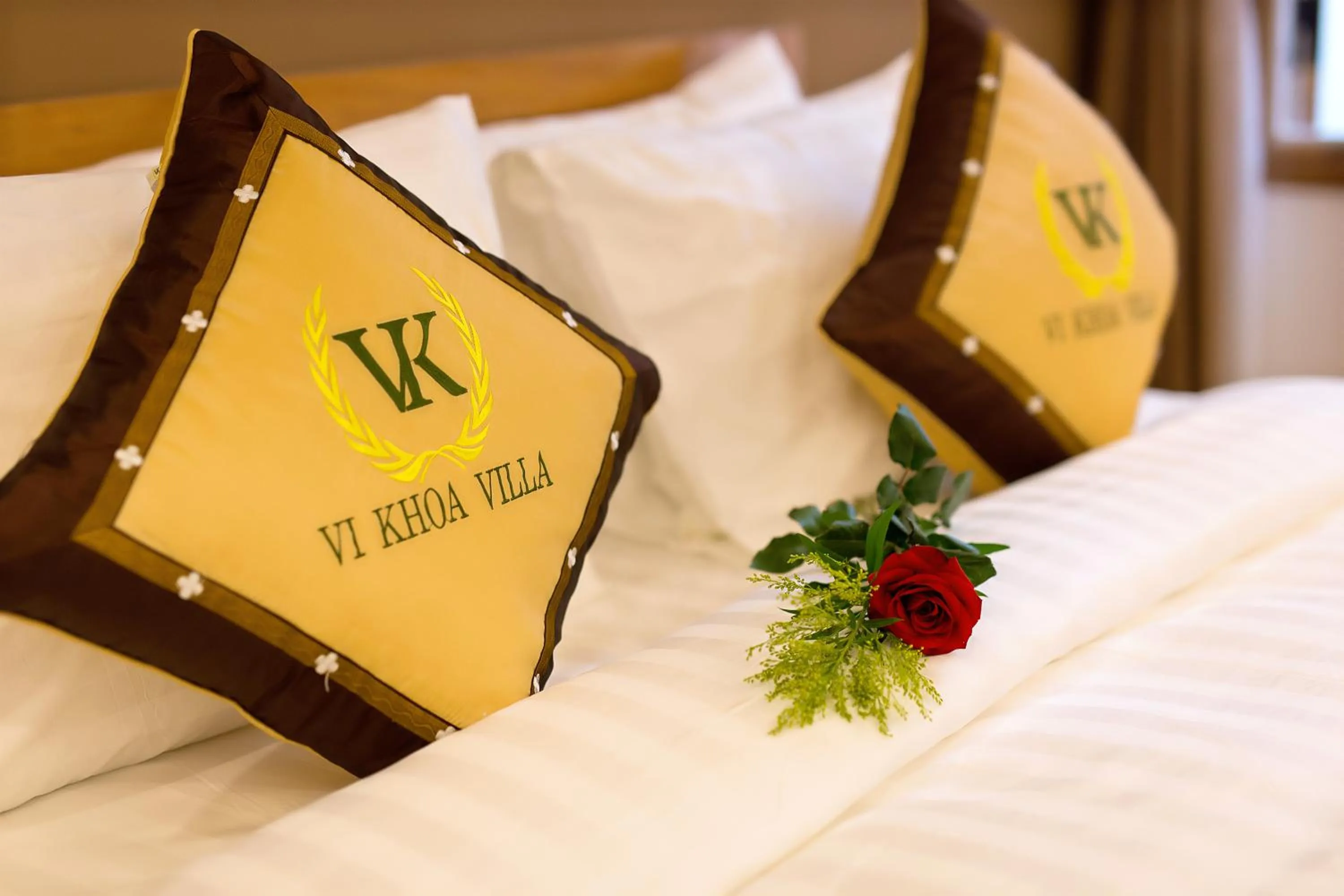 Decorative detail, Bed in Hoi An Vi Khoa Villa