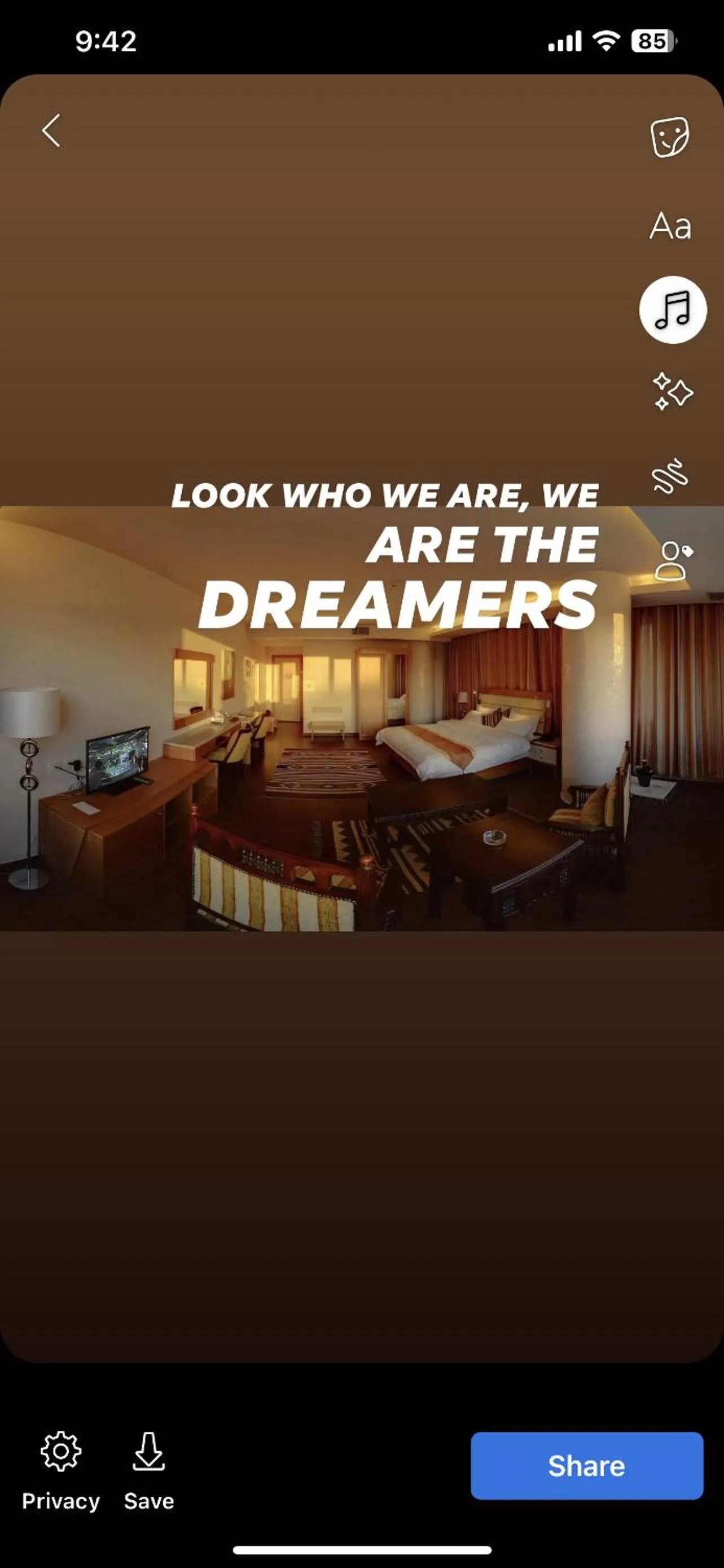 Photo of the whole room in Saleem Afandi Hotel