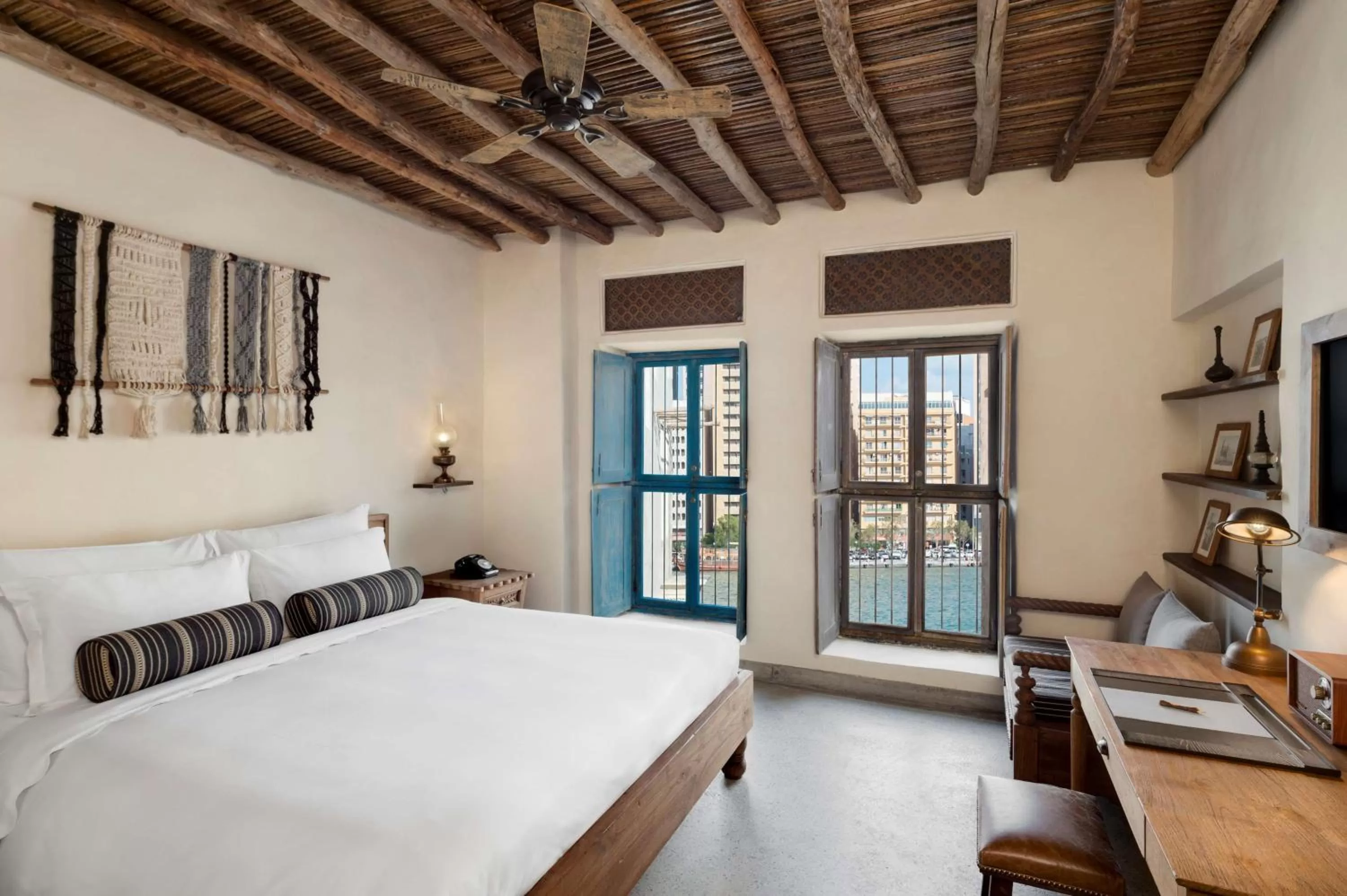 Bed in Al Seef Heritage Hotel Dubai, Curio Collection by Hilton