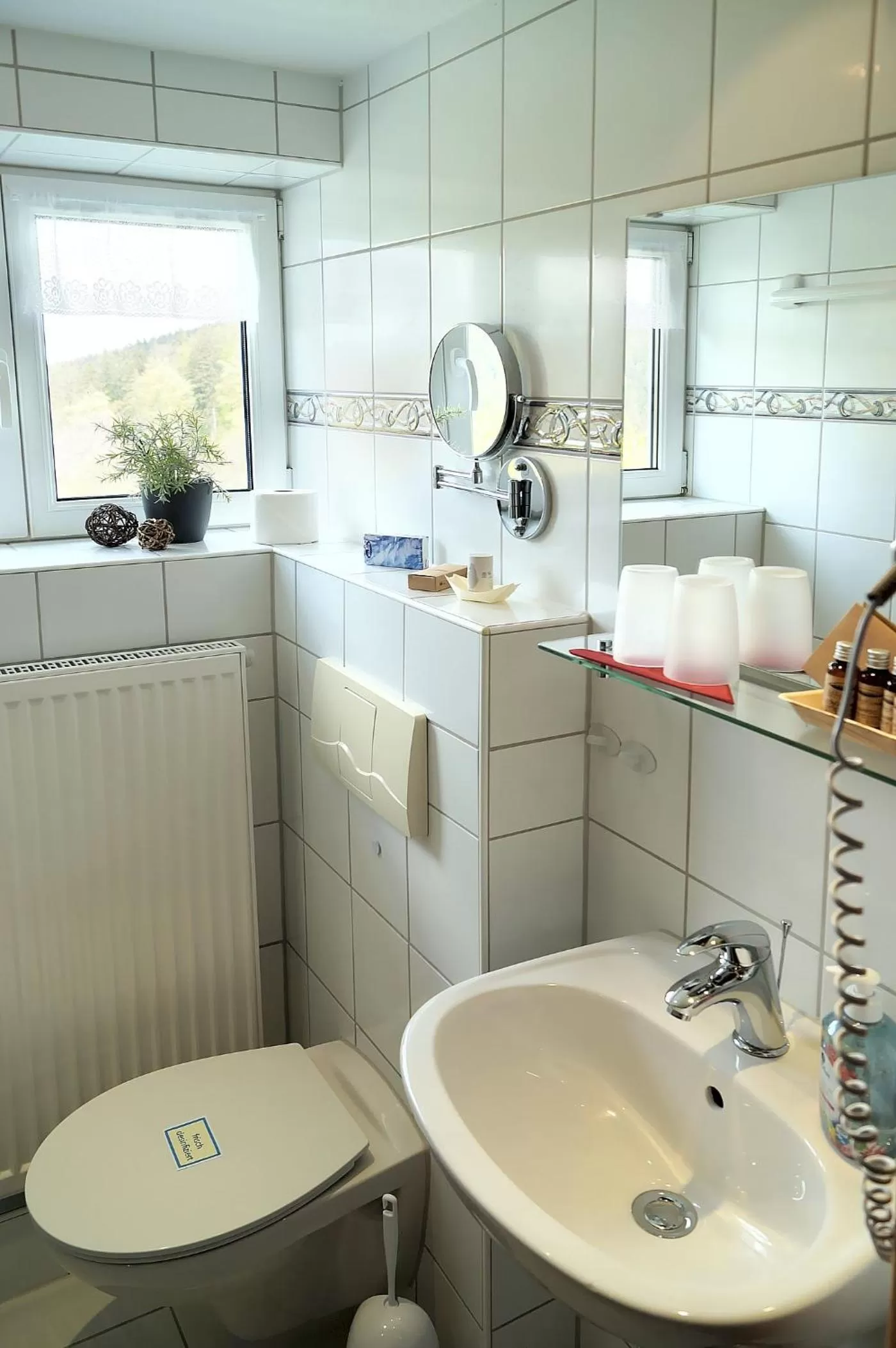 Bathroom in Erzgebirgshotel Misnia Bärenfels