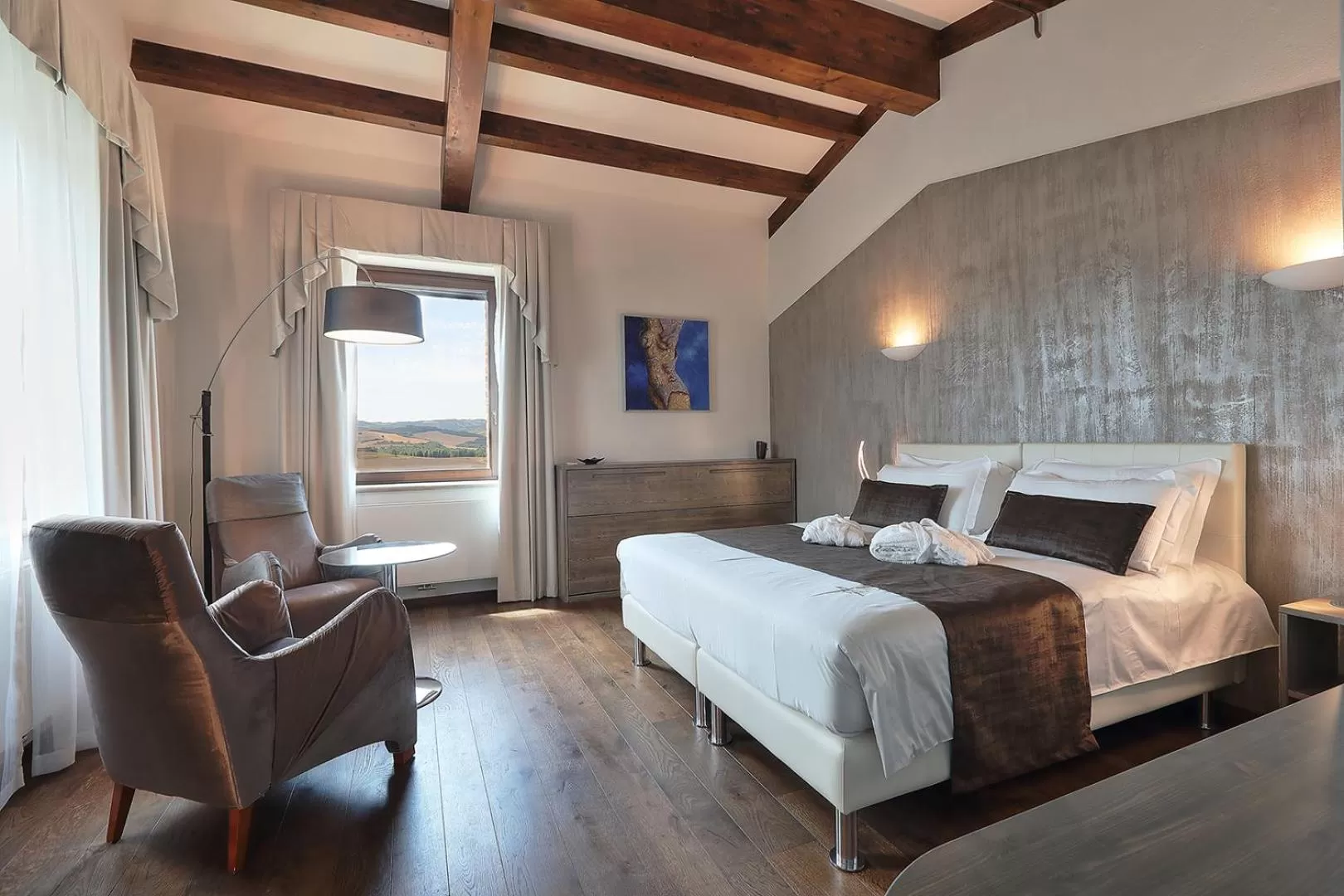 Bed in RELAIS VAL D'ORCIA