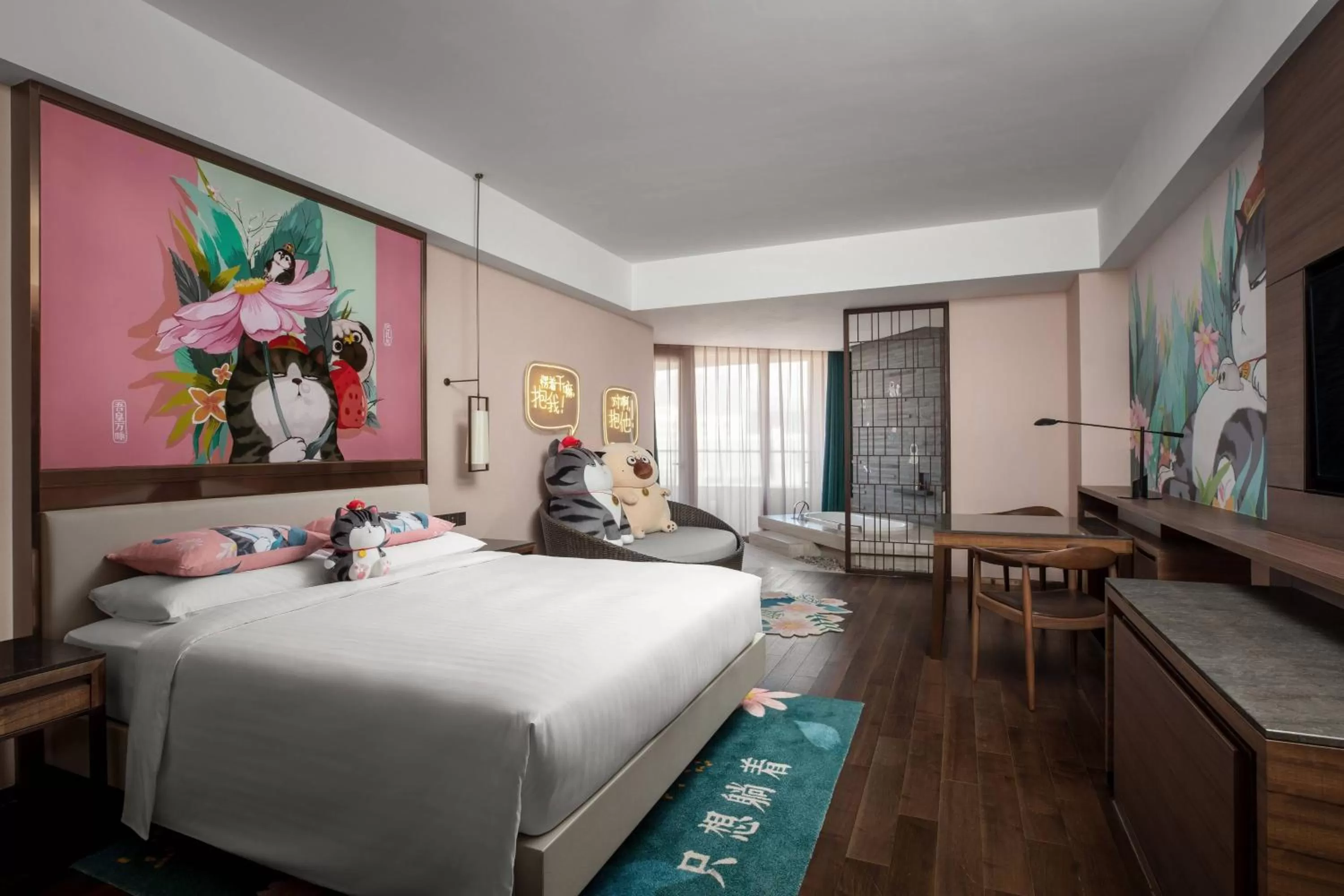 Photo of the whole room, Bed in Beijing Marriott Hotel Changping