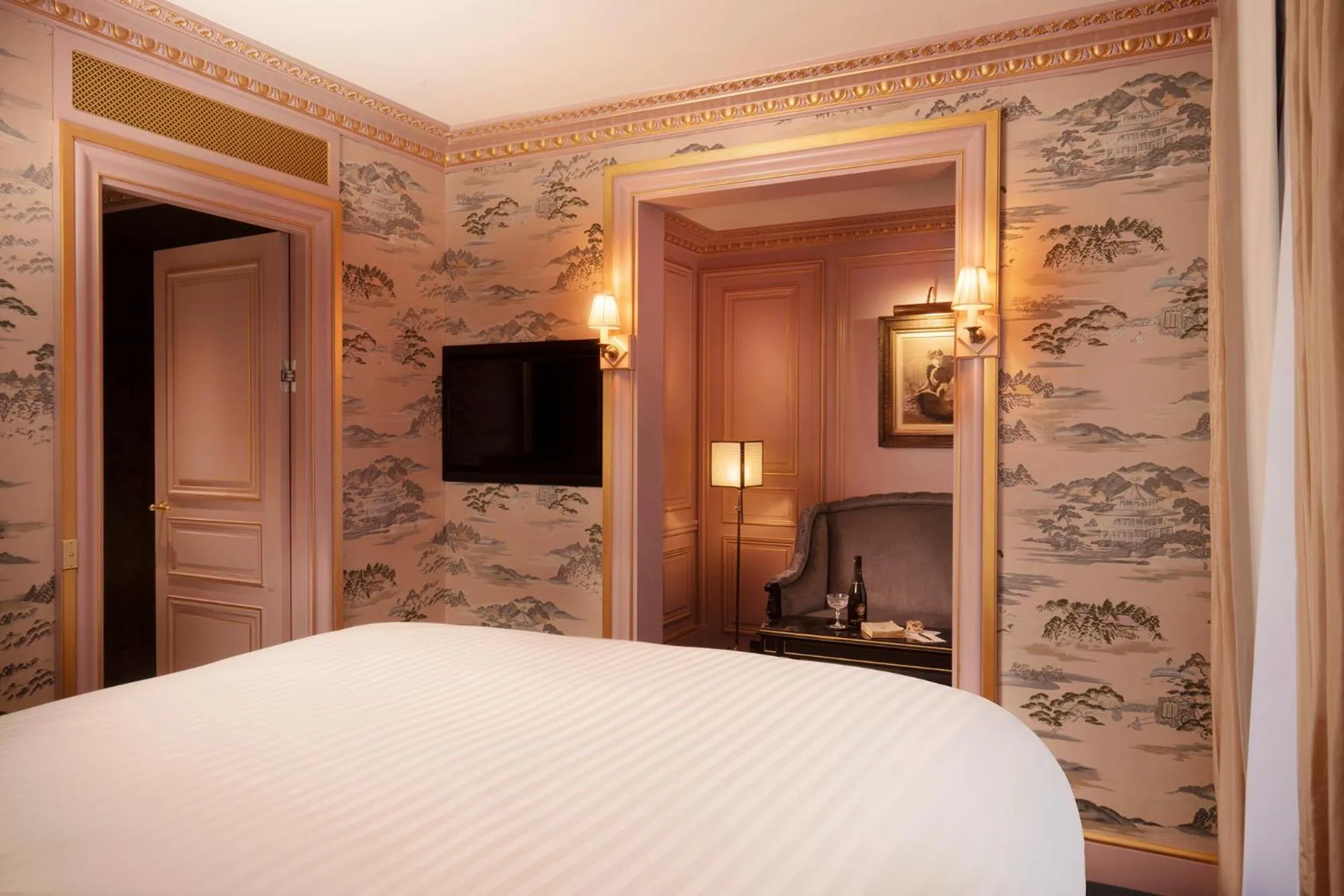 Bedroom, Bed in Maison Proust, Hotel & Spa La Mer