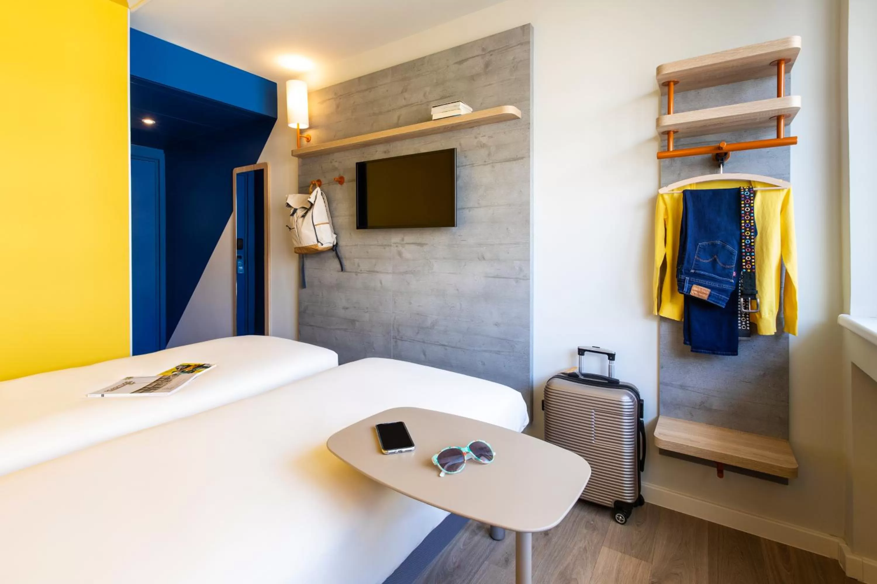 Bed in Ibis Budget Strasbourg Centre Republique