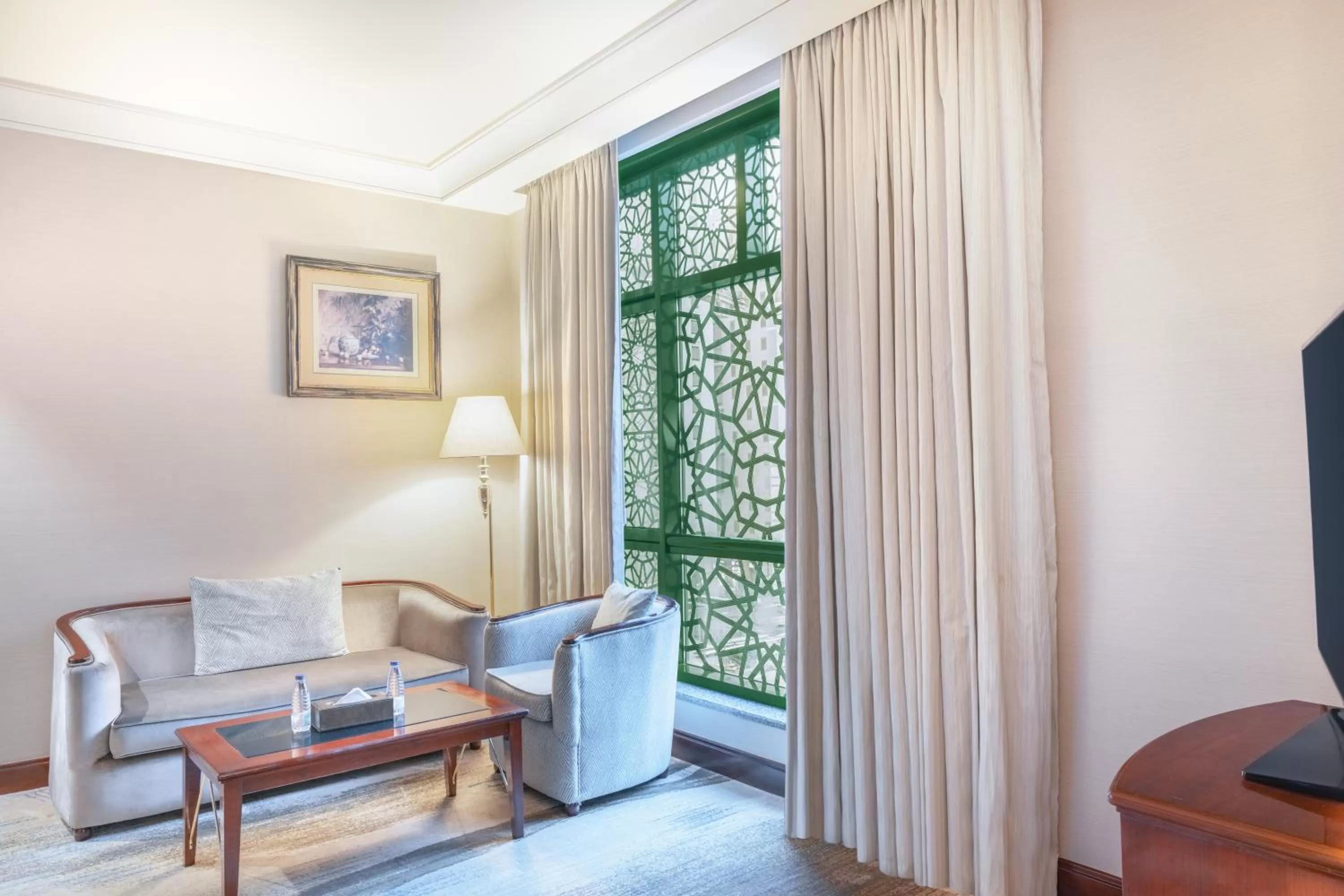 Seating area in Madinah Hilton Hotel