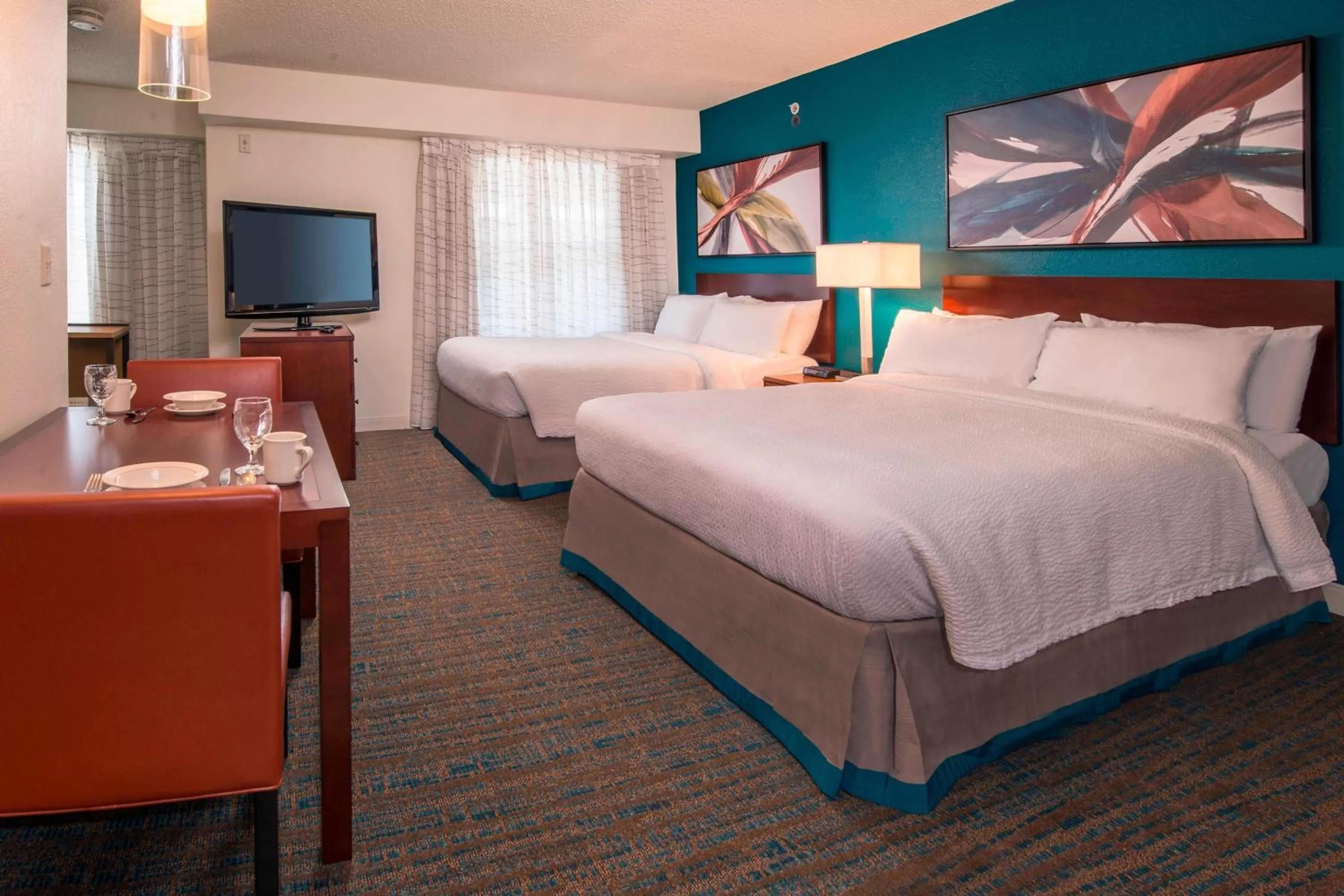 Bedroom, Bed in Residence Inn Fairfax Merrifield