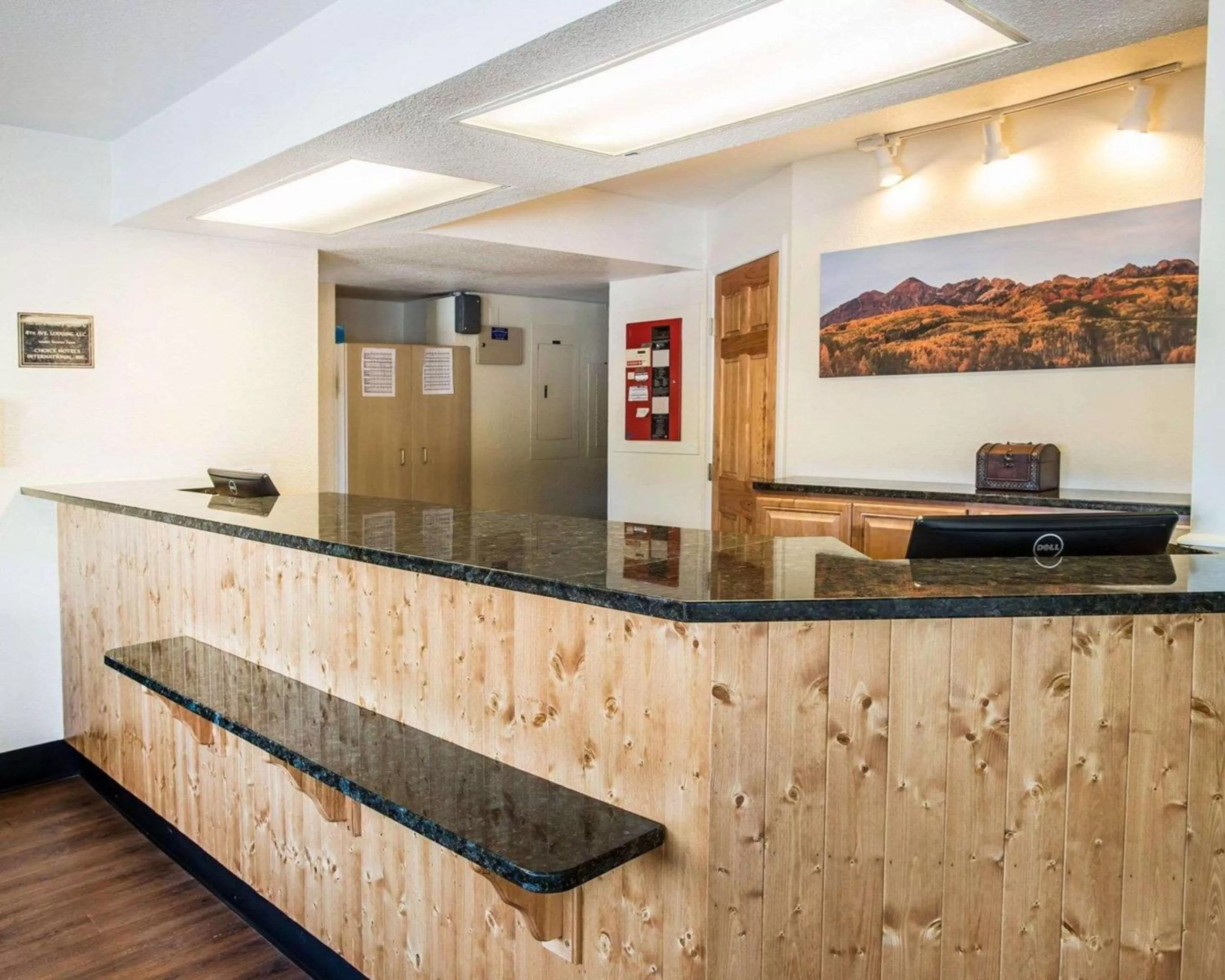 Lobby or reception in Rodeway Inn Greeley