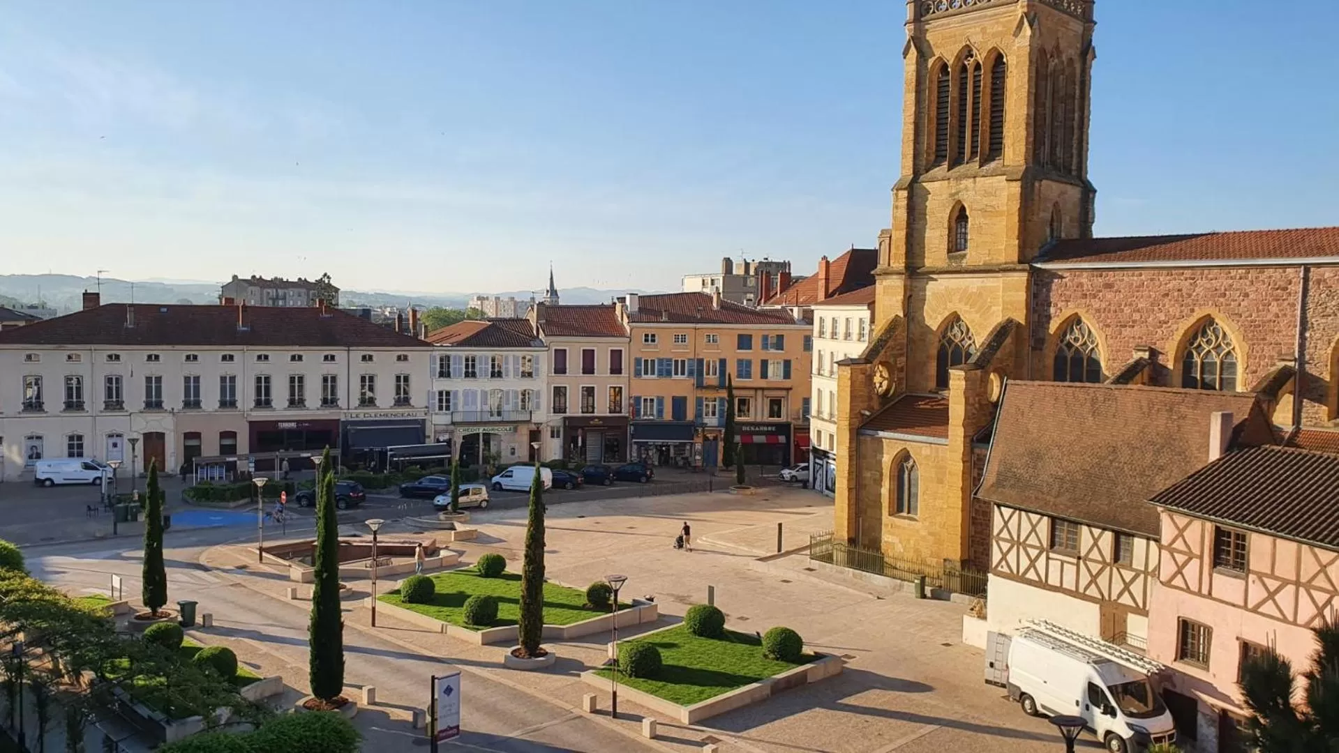 City view in Mage hôtels - Hôtel la grenette - Brasserie Bonté Divine