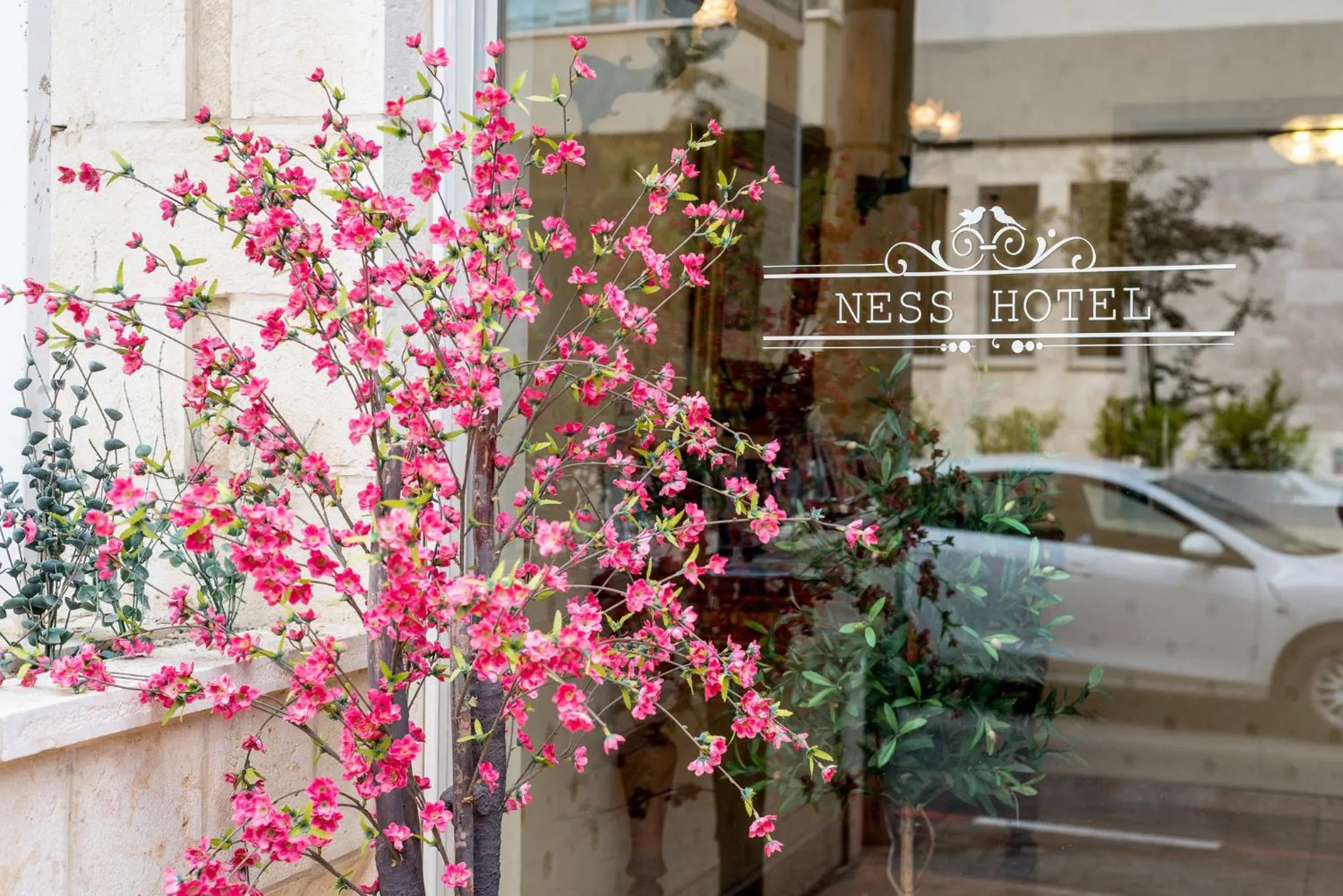 Facade/entrance, Patio/Outdoor Area in Ness Hotel