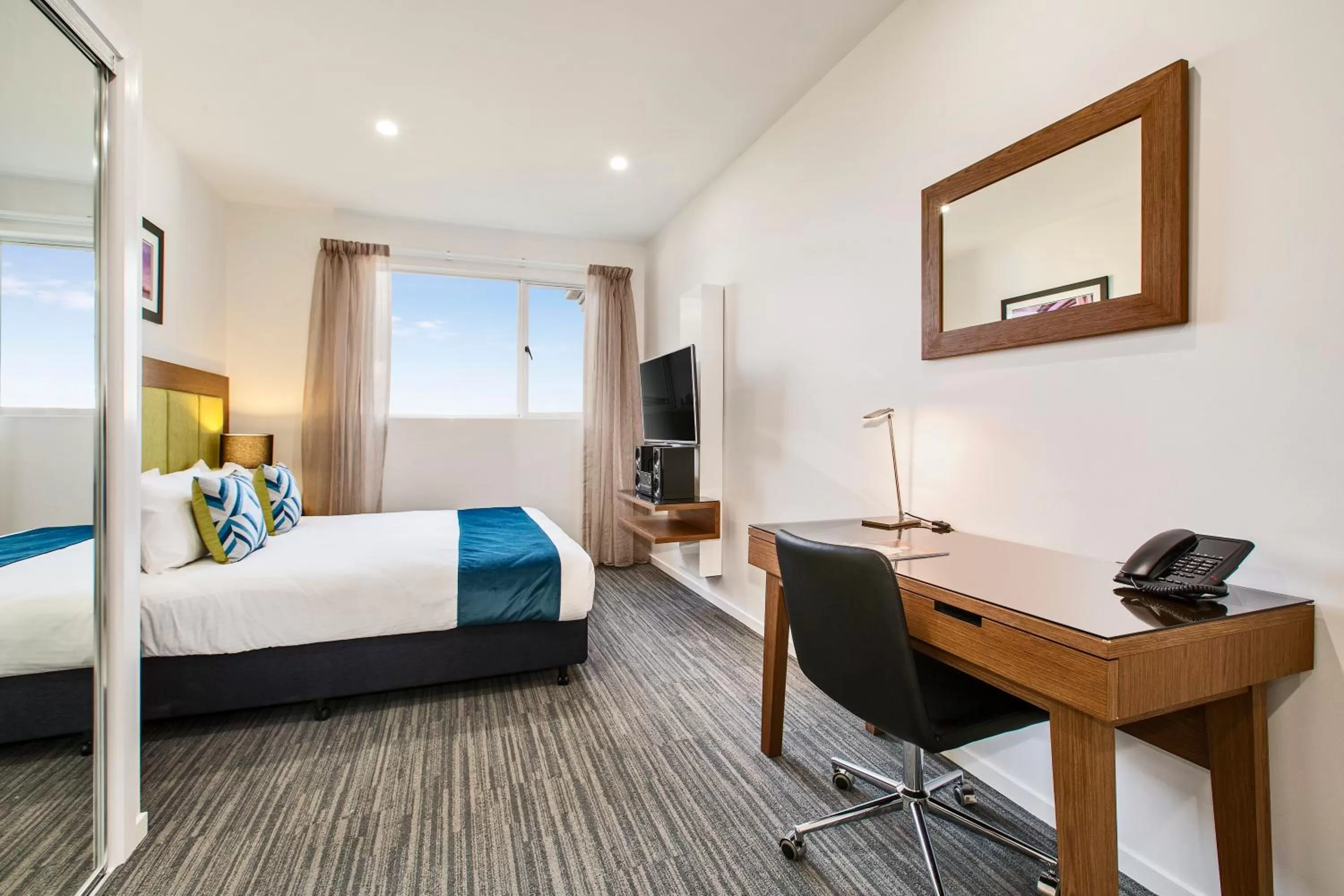 Bedroom, Bed in Quest Chermside on Playfield