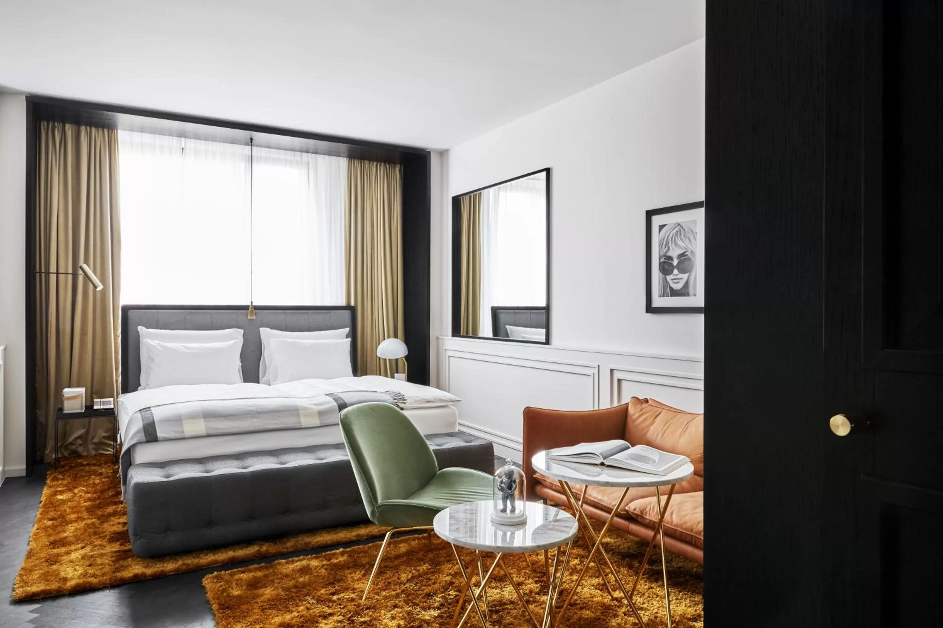 Bed in Roomers Munich, Autograph Collection