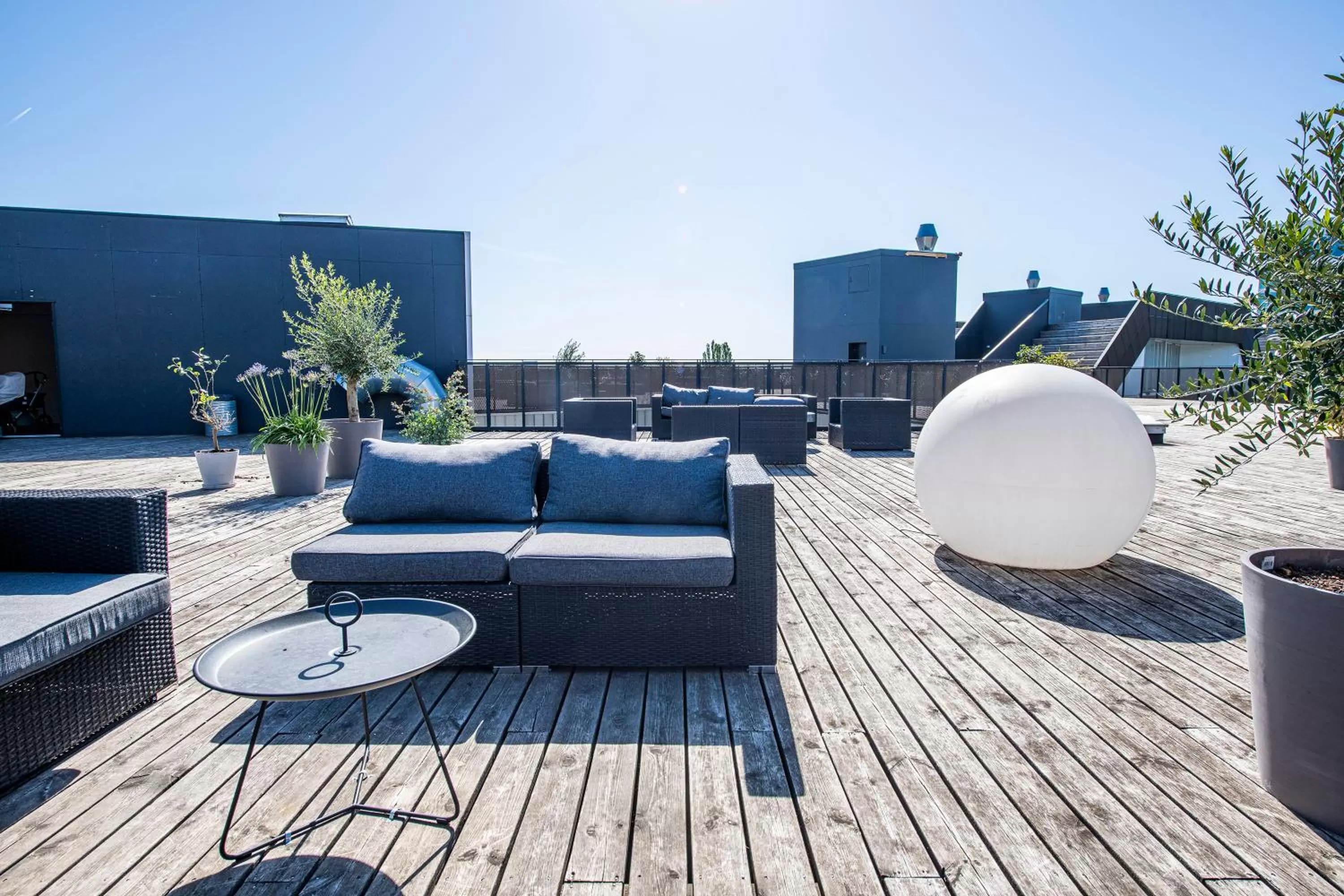 Balcony/Terrace in By The Pier apartments - Into This Place