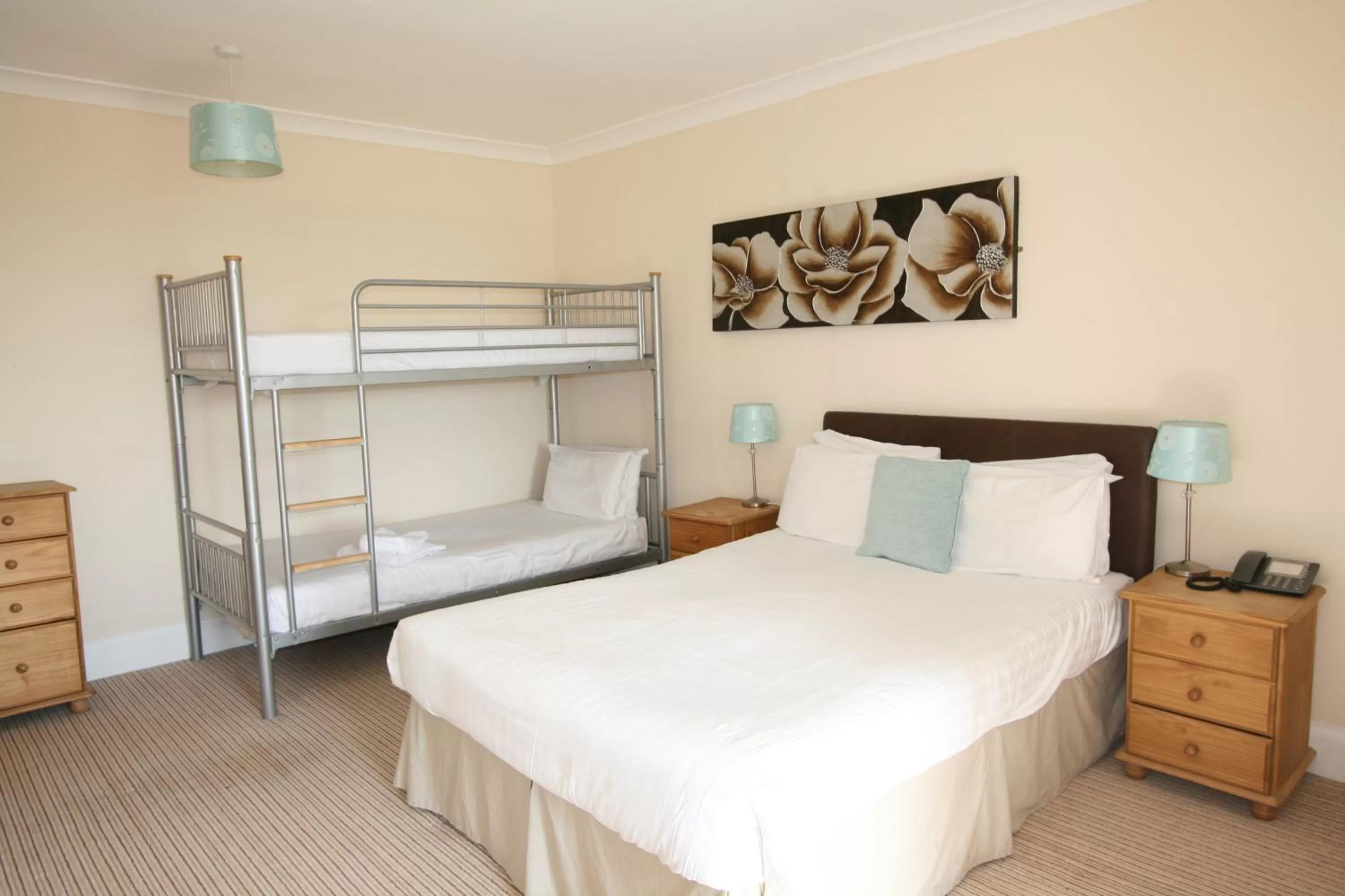 Bed in Pentire Newquay Cornwall Hotel