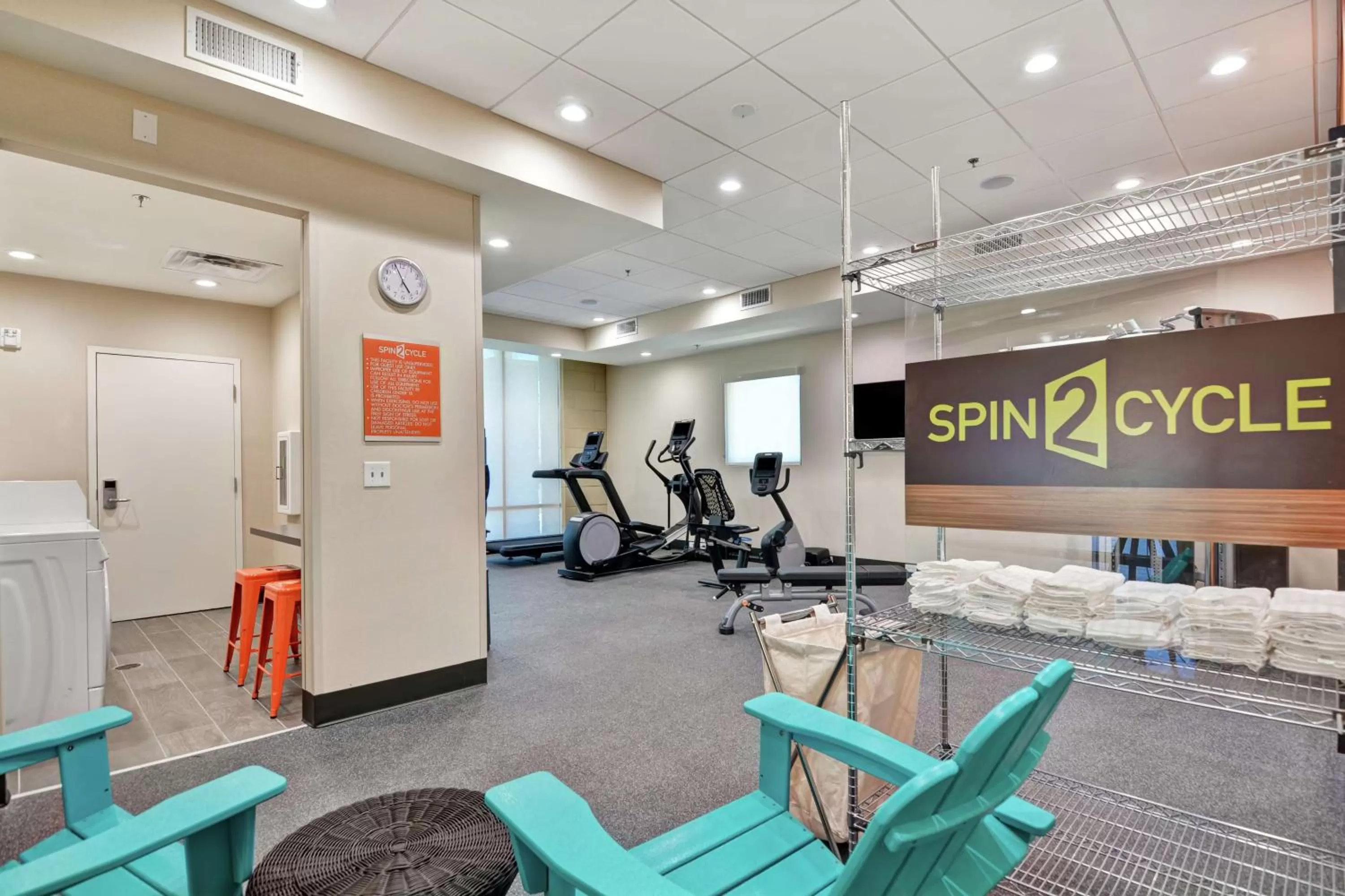 Fitness centre/facilities in Home2 Suites By Hilton McKinney