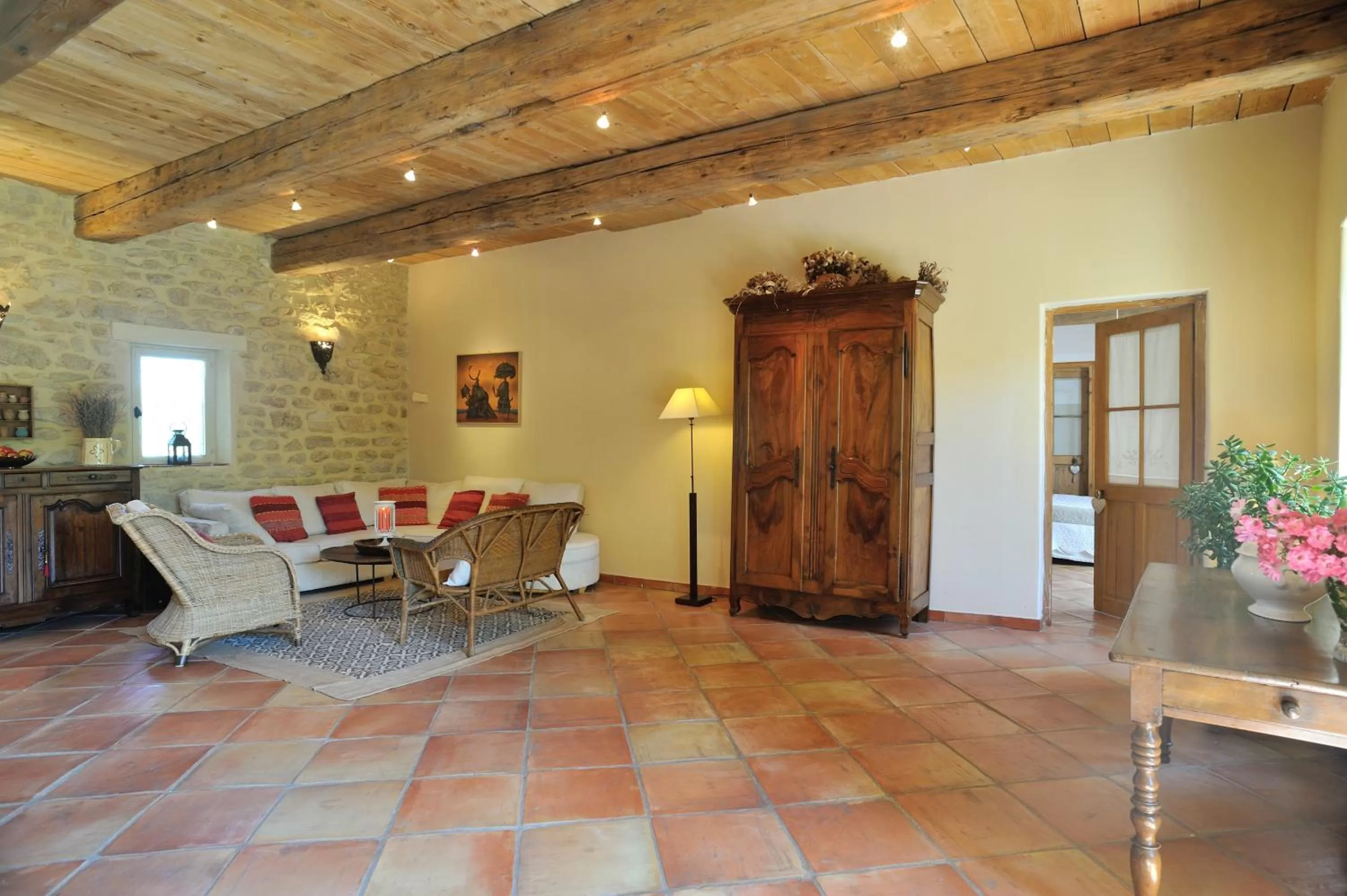 Seating area in Chambres d'Hotes Domaine des Machottes