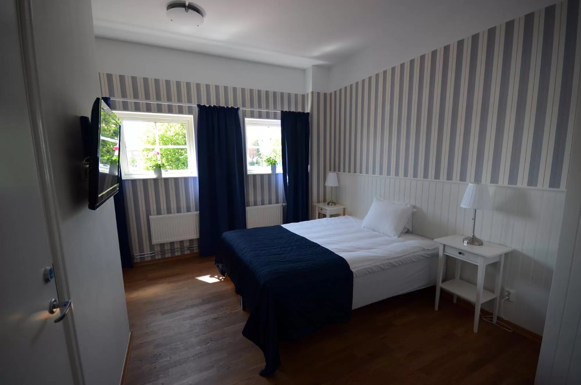 Bedroom, Bed in Badholmen Restaurang & Rum