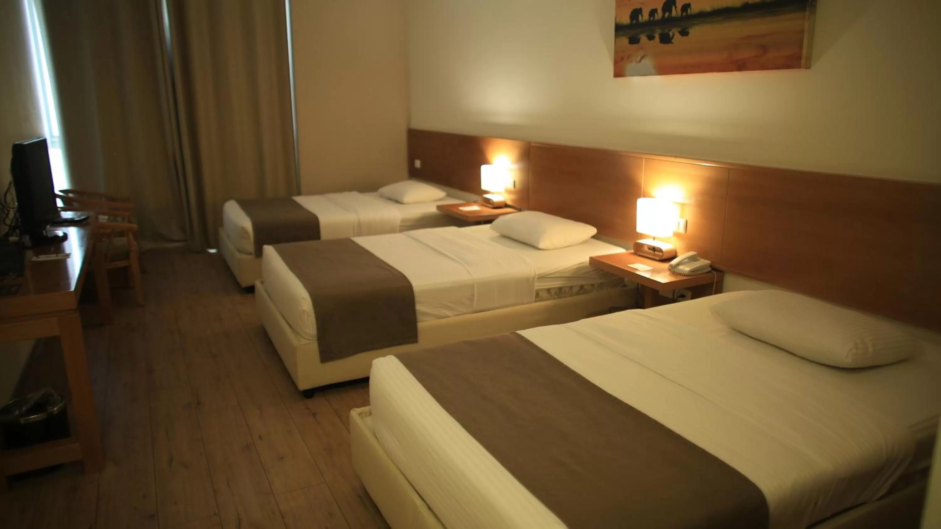 Bed in Caesar Hotel Ramallah