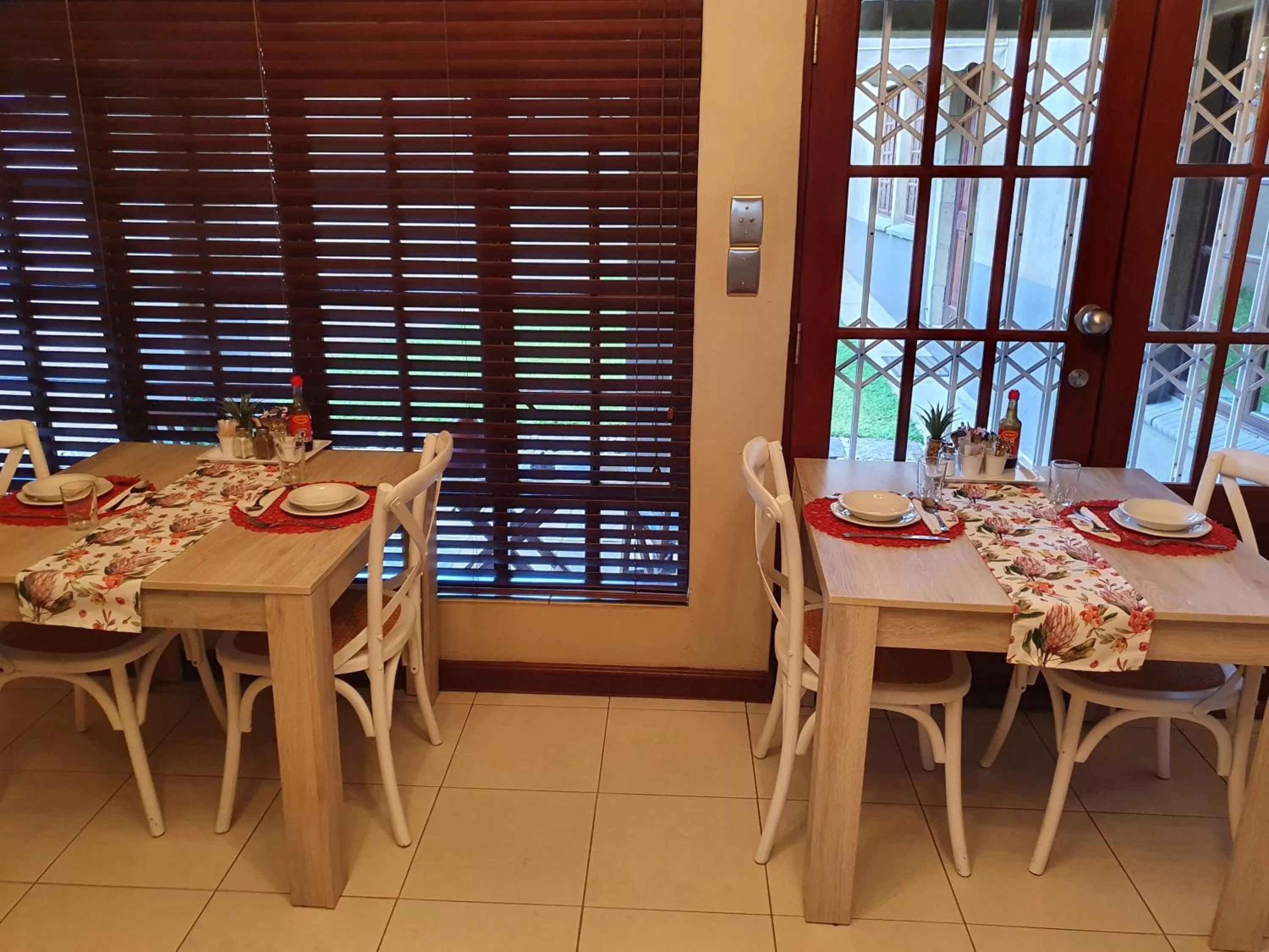 Dining area in The Leopard Tree