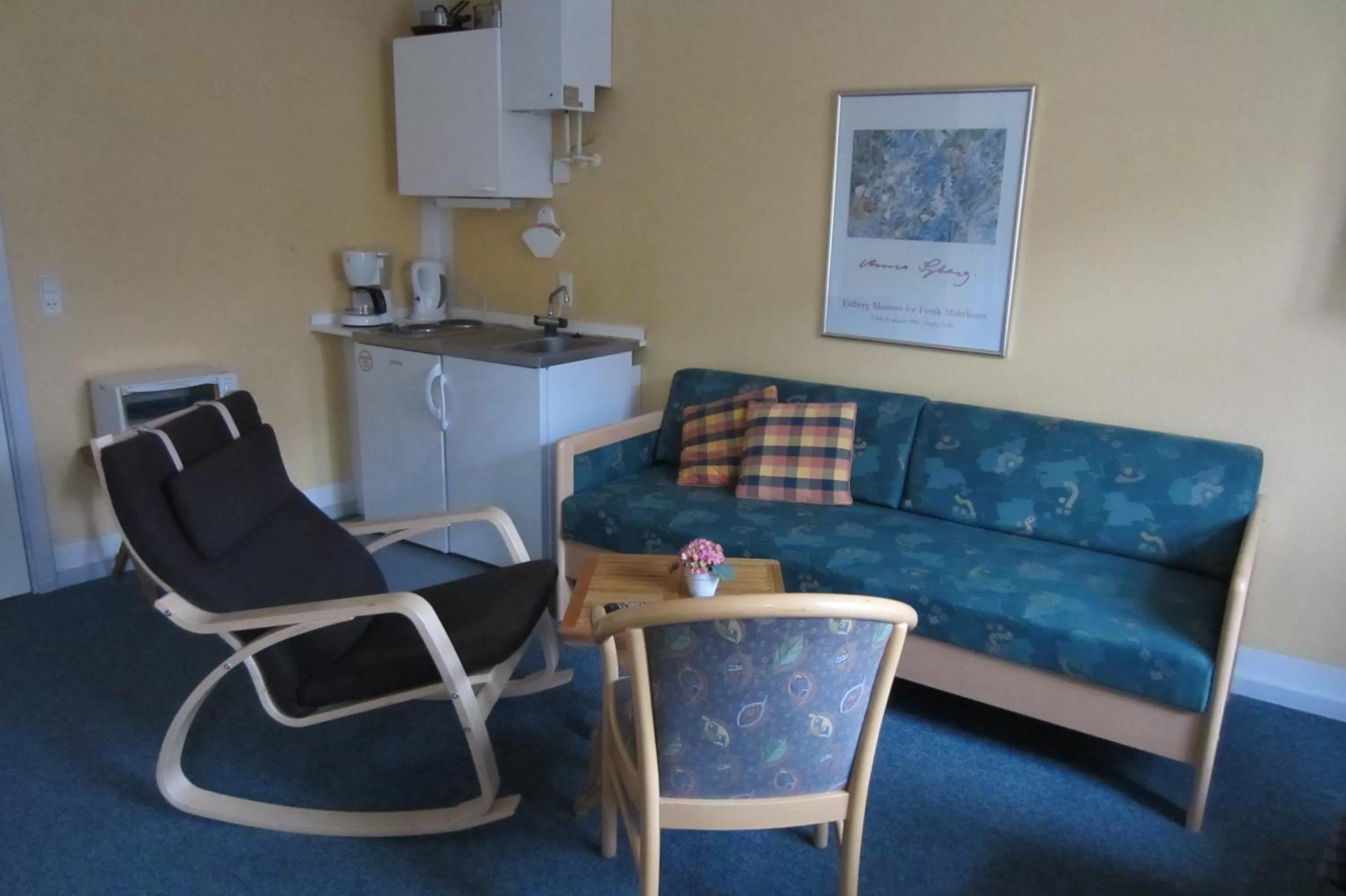 Seating area in Faaborg Byferie Hotel & Vandrerhjem