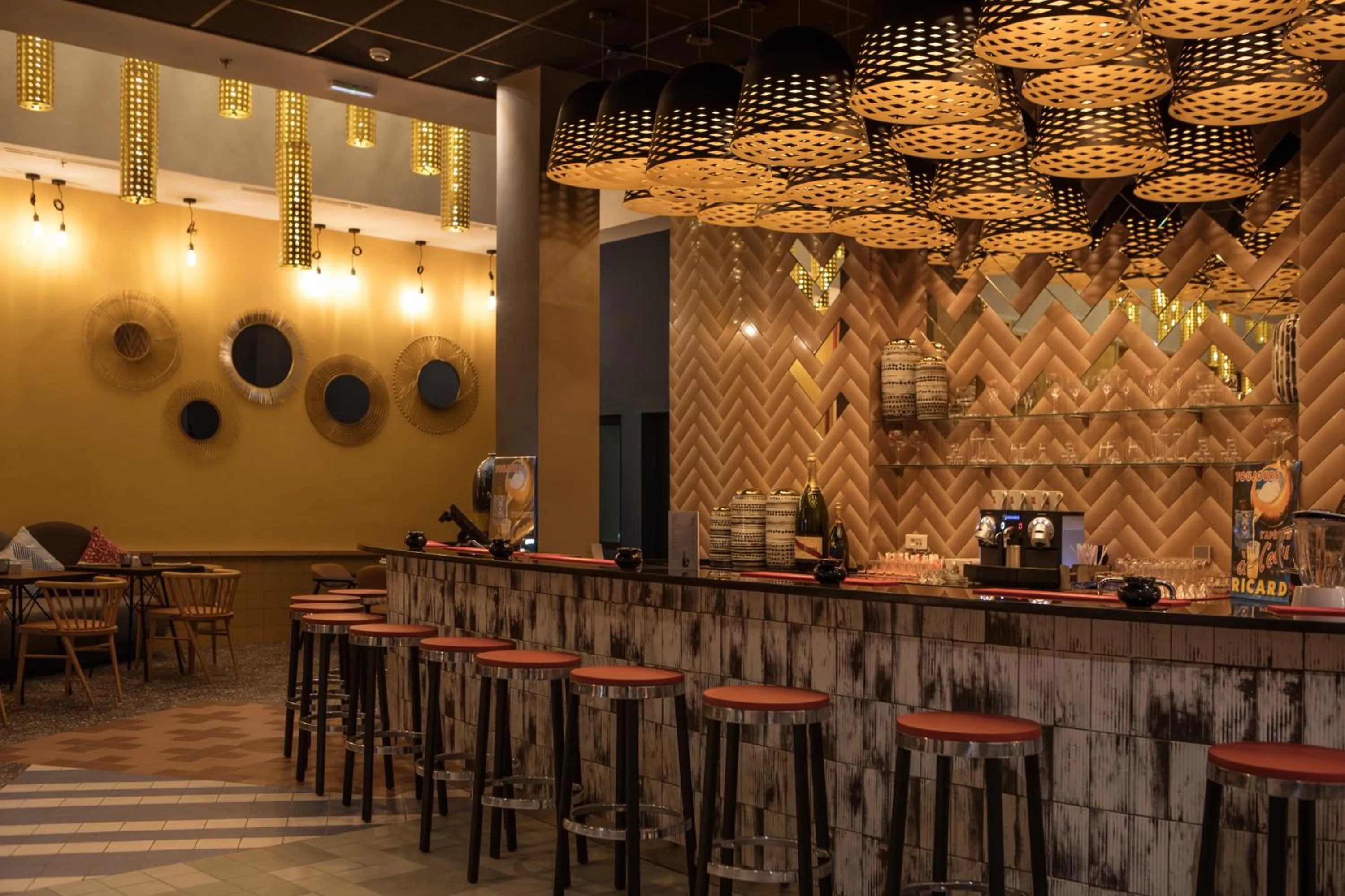 Lounge or bar in Ibis Abdelmoumen Casa Centre