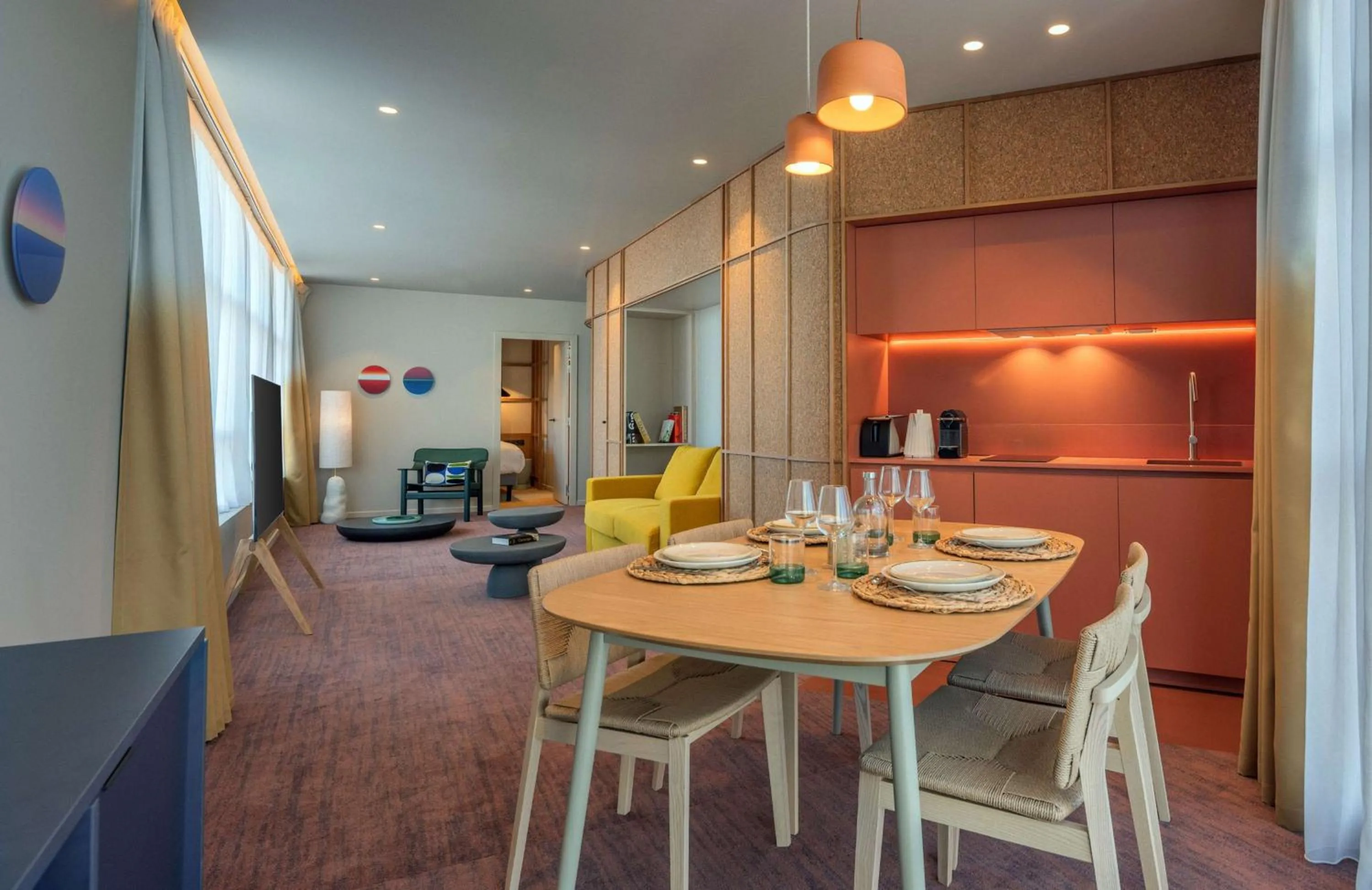 Living room in Canopy by Hilton Cannes