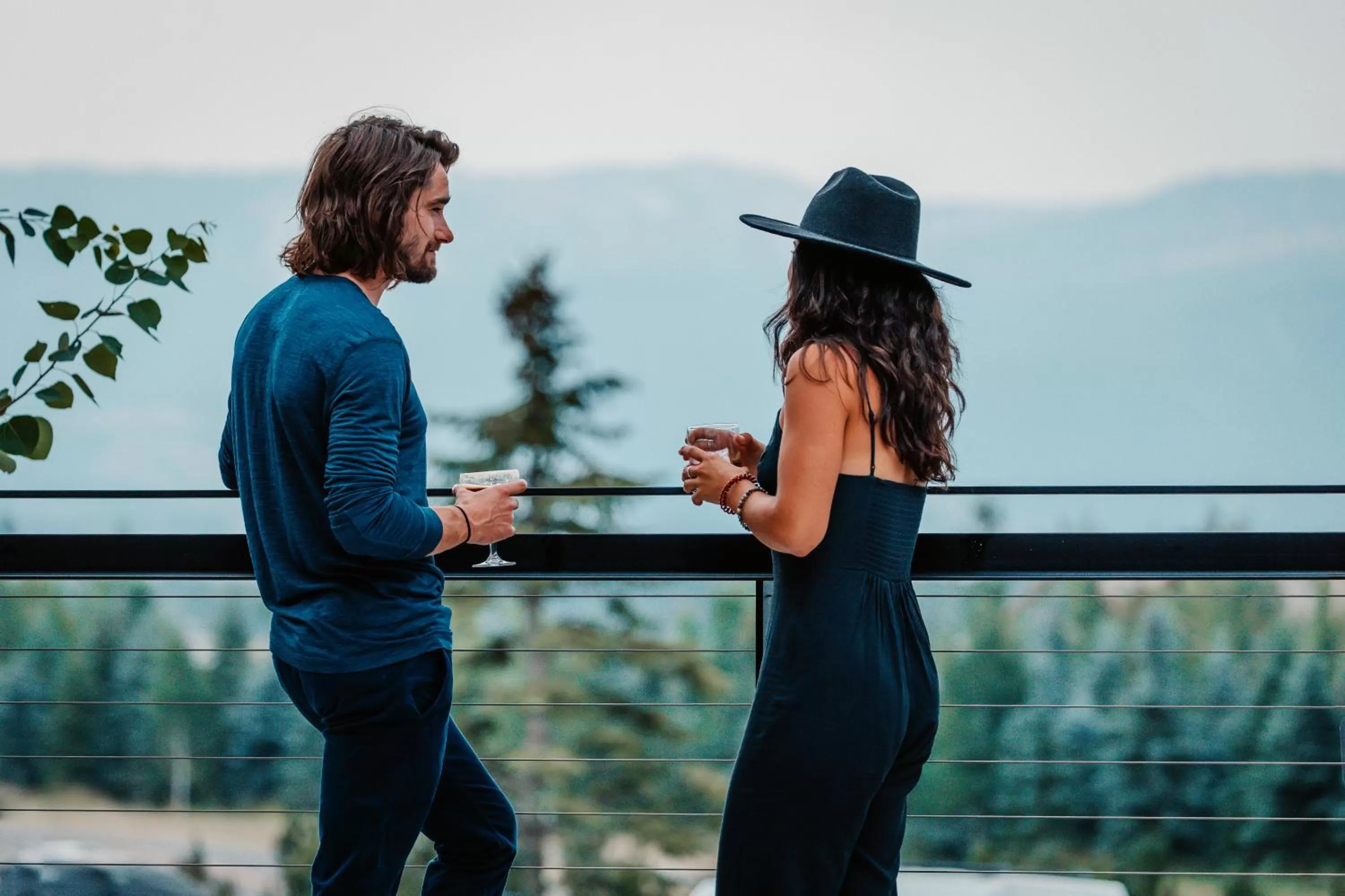 Pool view in Gravity Haus Jackson Hole
