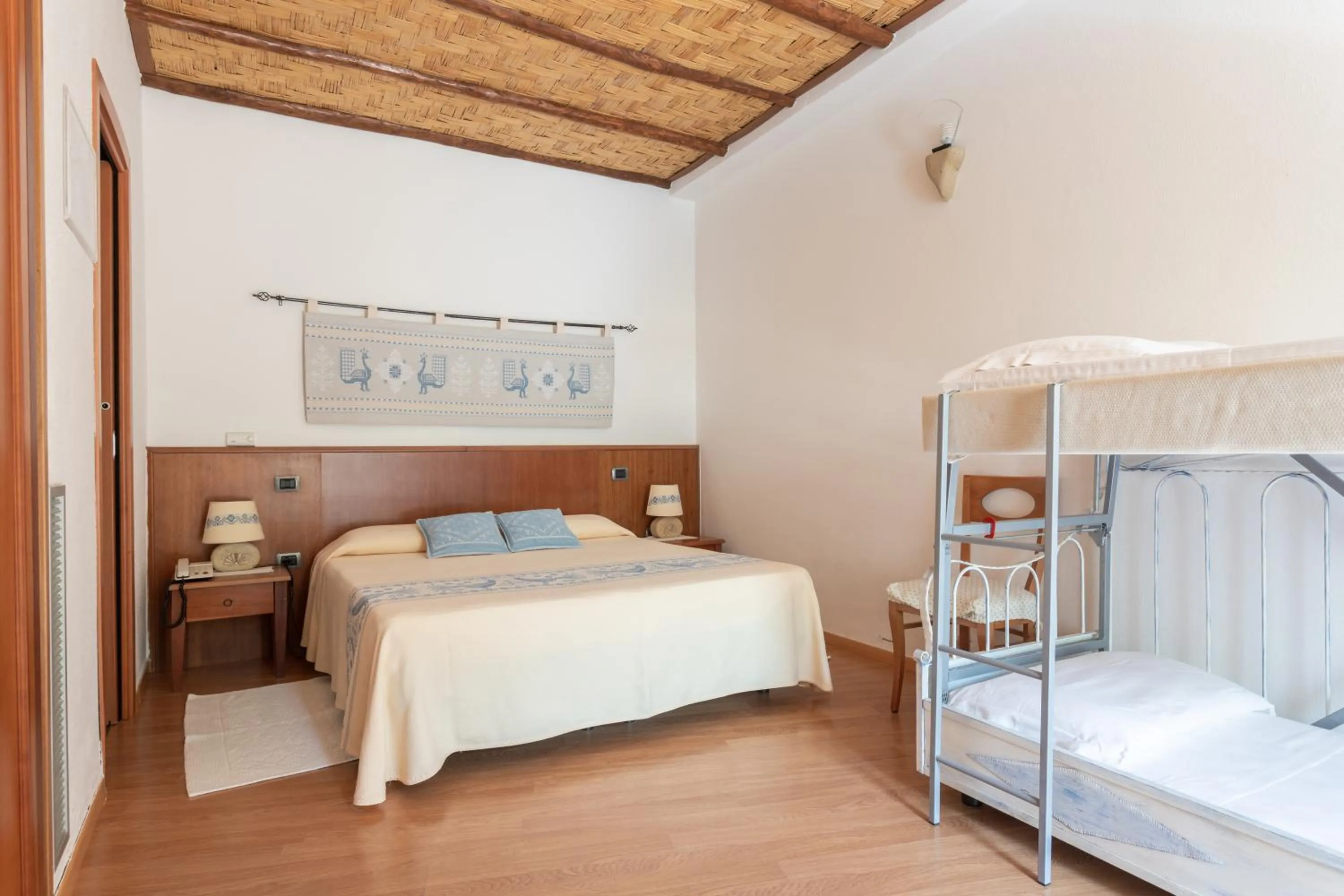 Bed in Hotel Villa Canu