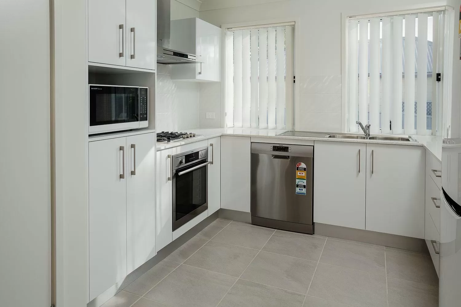 Kitchen or kitchenette in Wallsend Executive Apartments