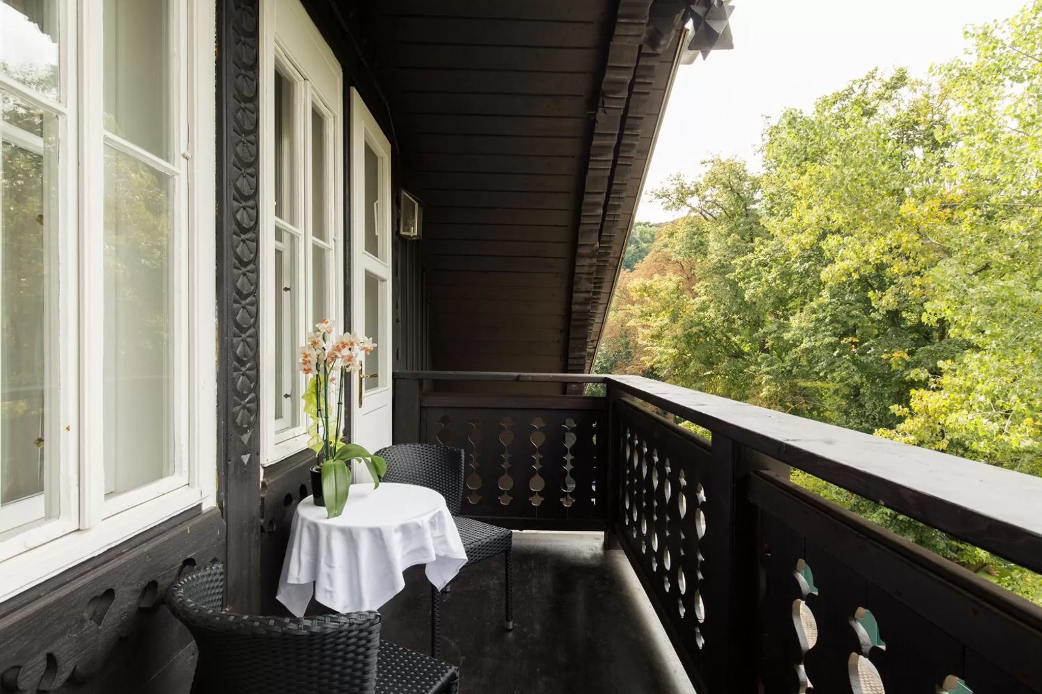 Double Room with Balcony in Hotel Sacher Baden