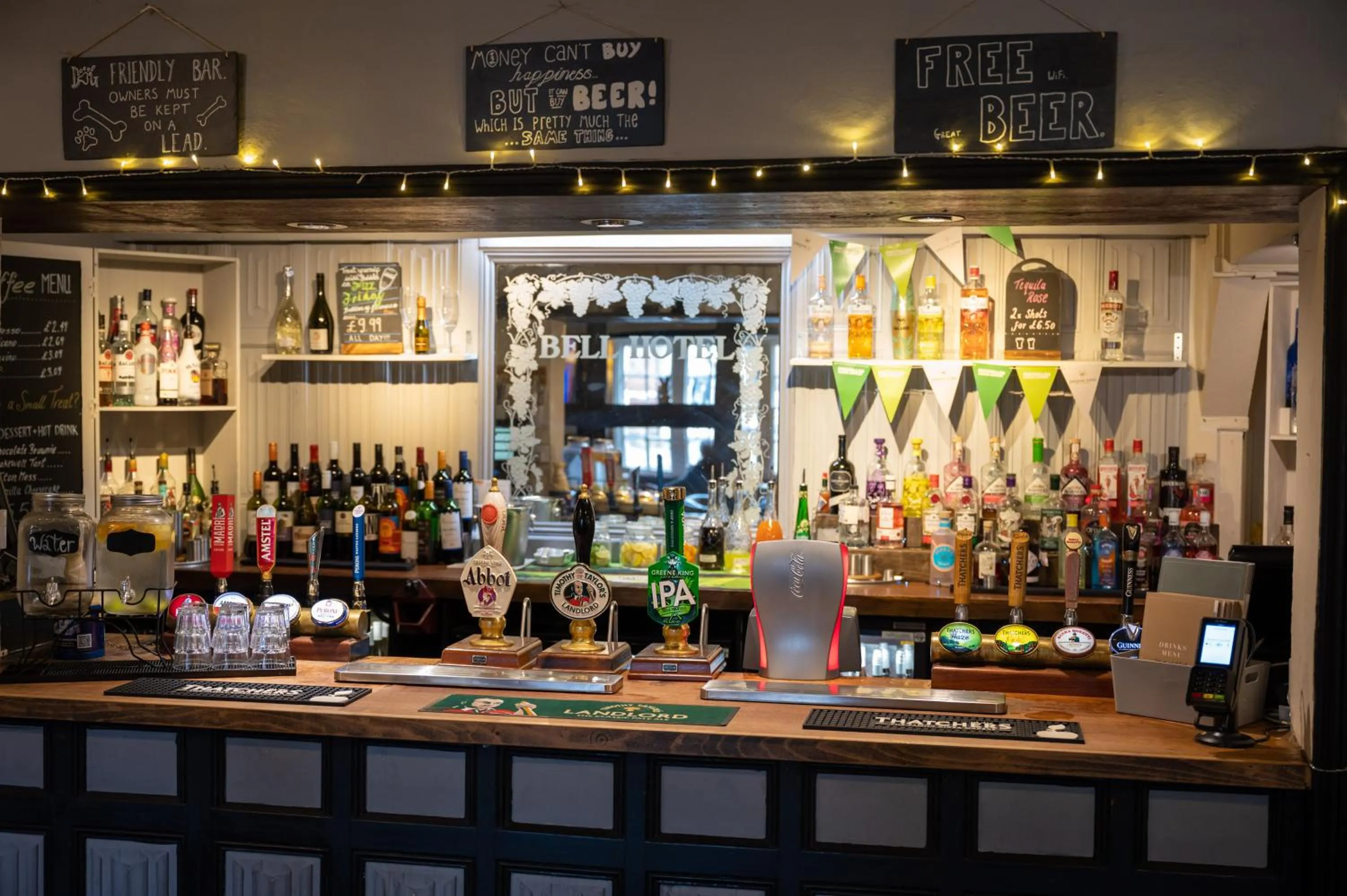 Lounge or bar in Bell Hotel by Greene King Inns