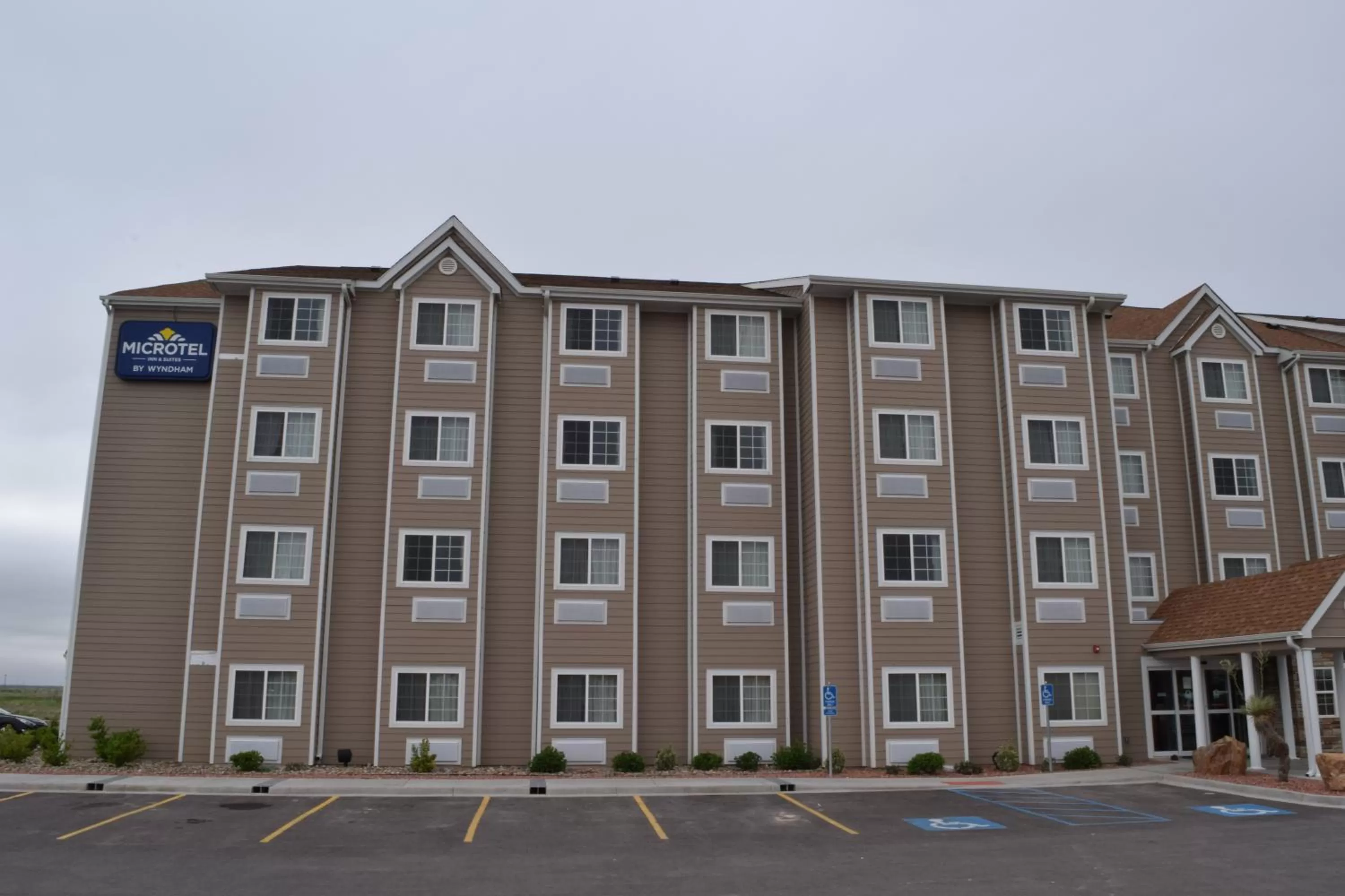 Property building in Microtel Inn and Suites Pecos