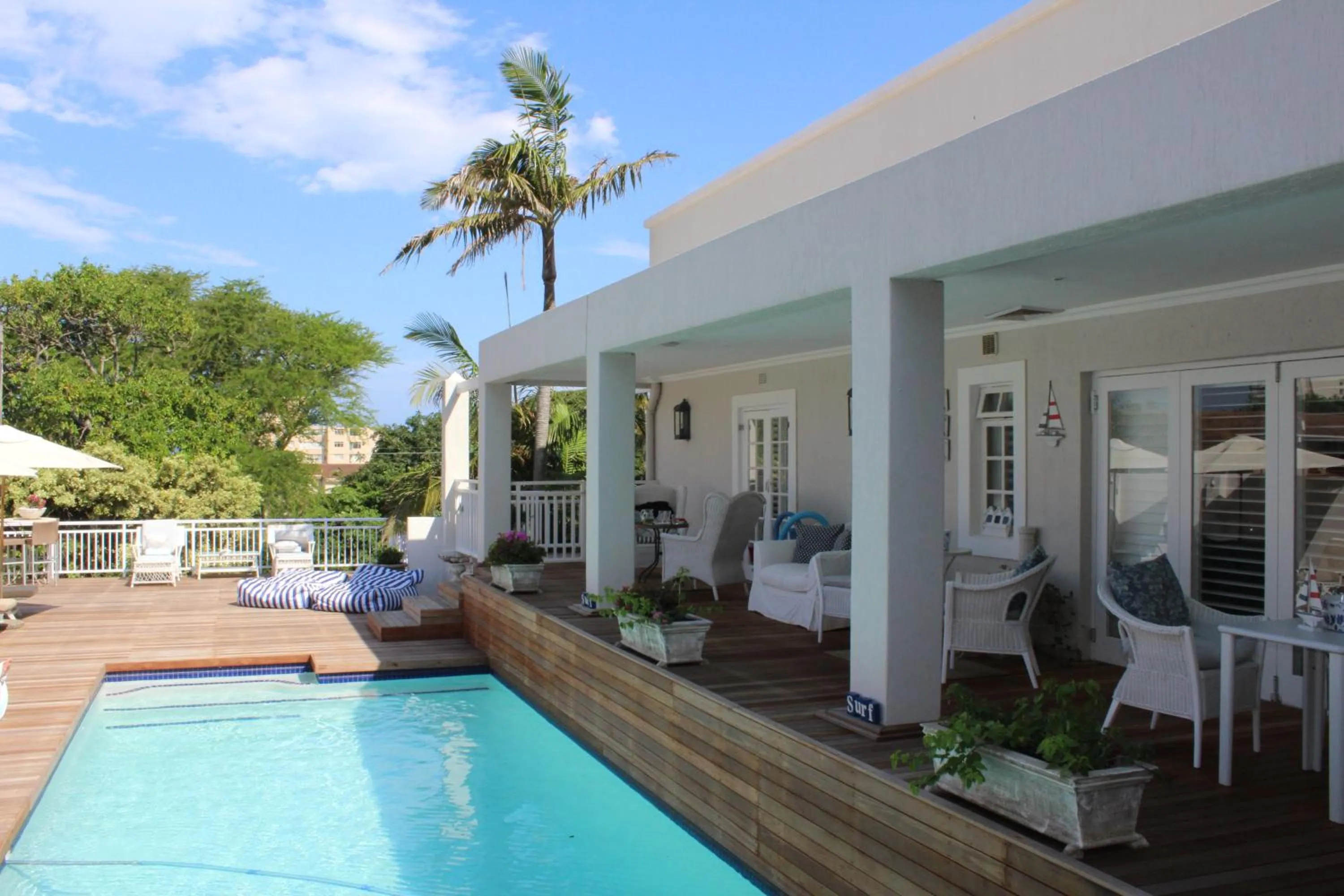 Swimming pool in Sandals Guest House