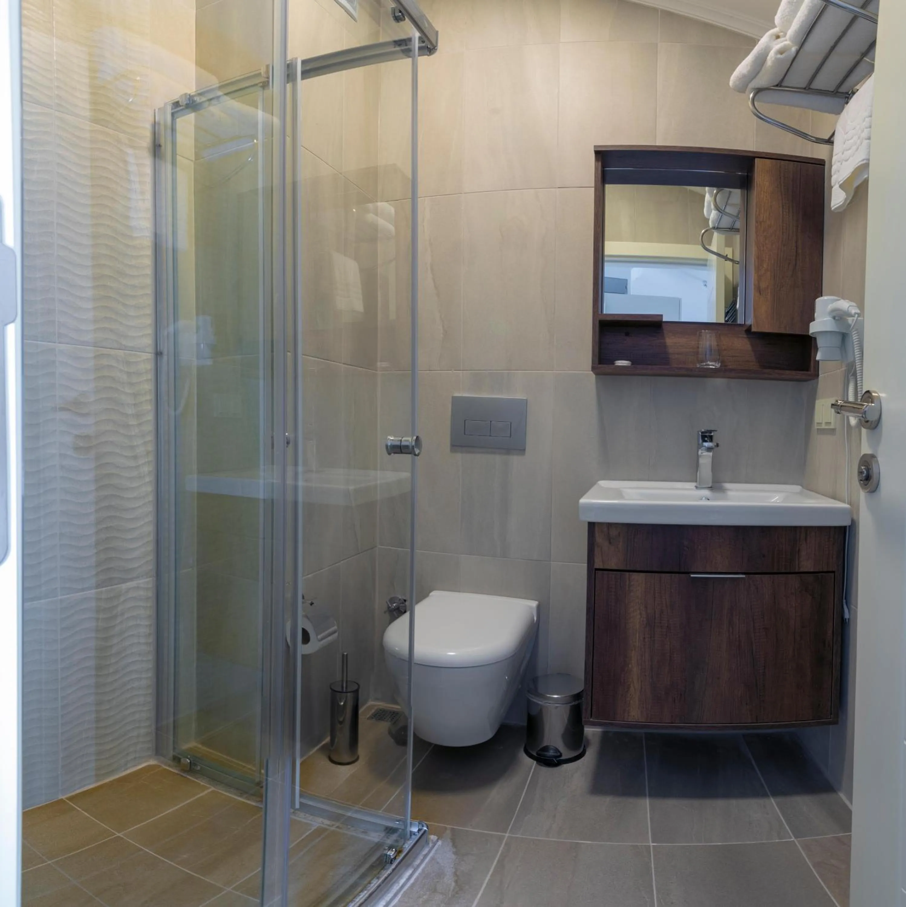 Shower in Joy Suites