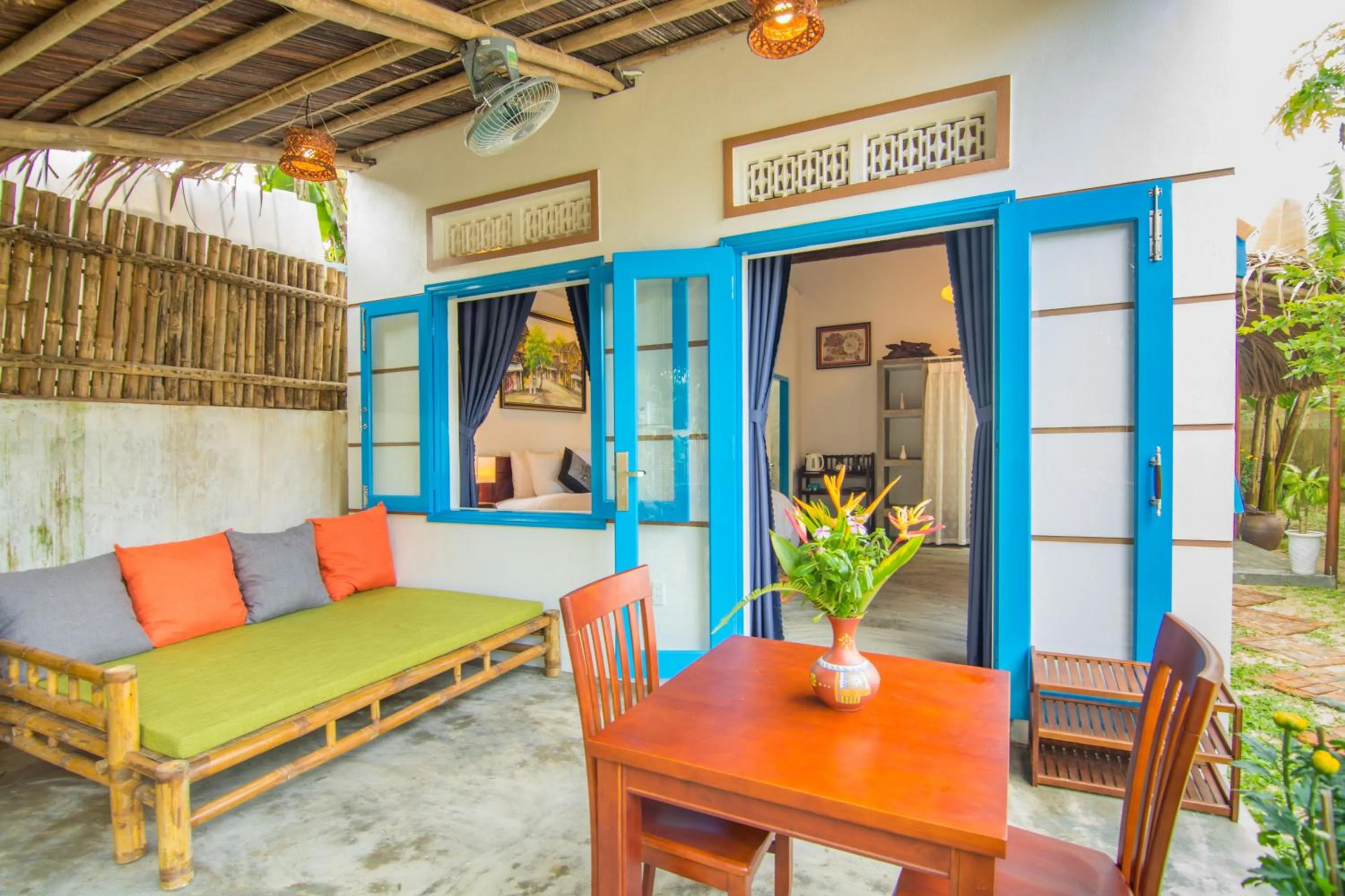 Seating area in Local Beach Homestay