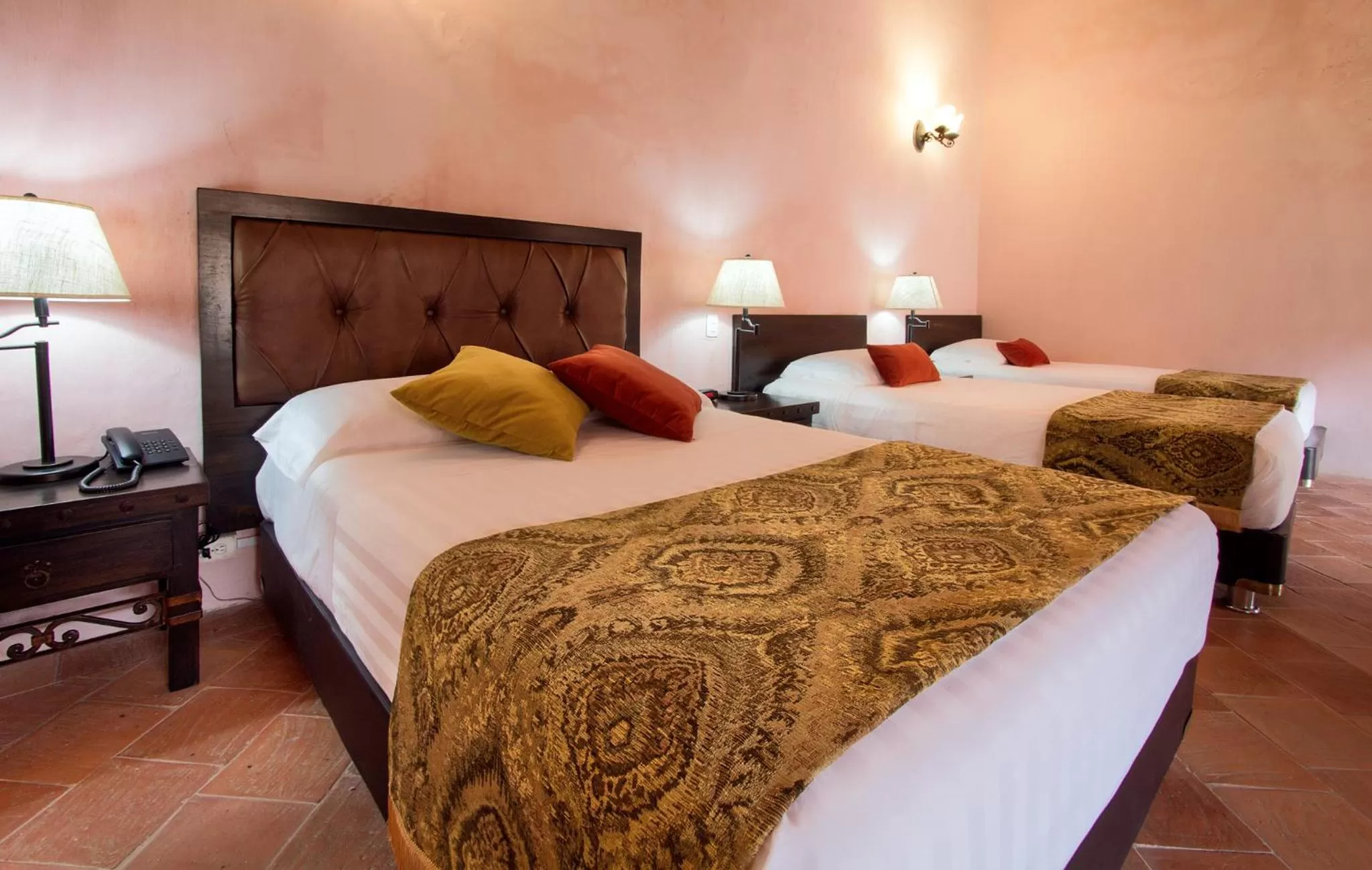 Bed in Hotel Doña Manuela