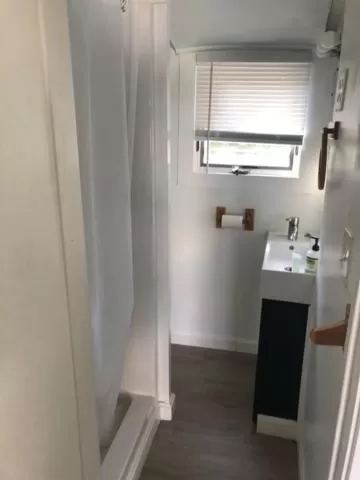 Bathroom in Herring Run Motel and Tiny Cabins