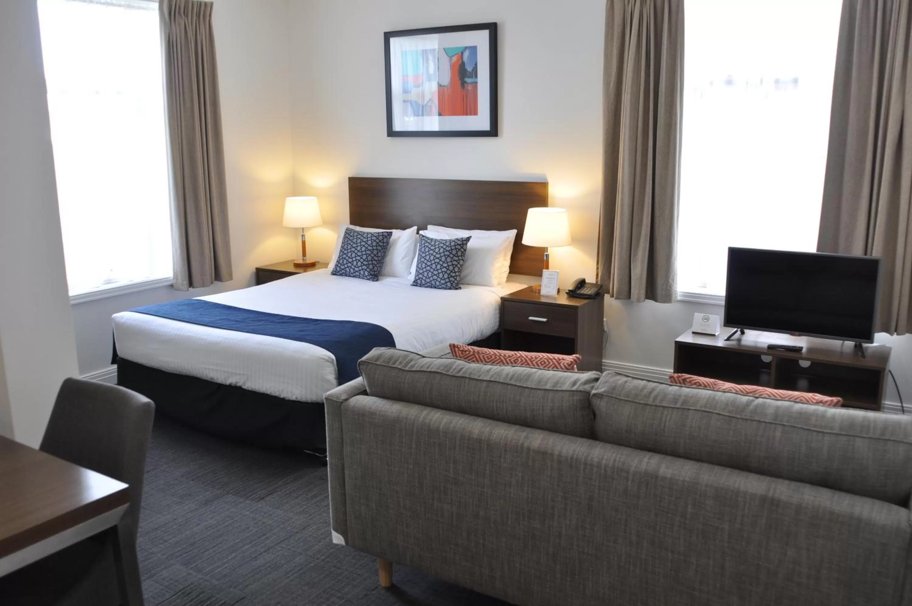 Living room, Bed in Quest Dandenong