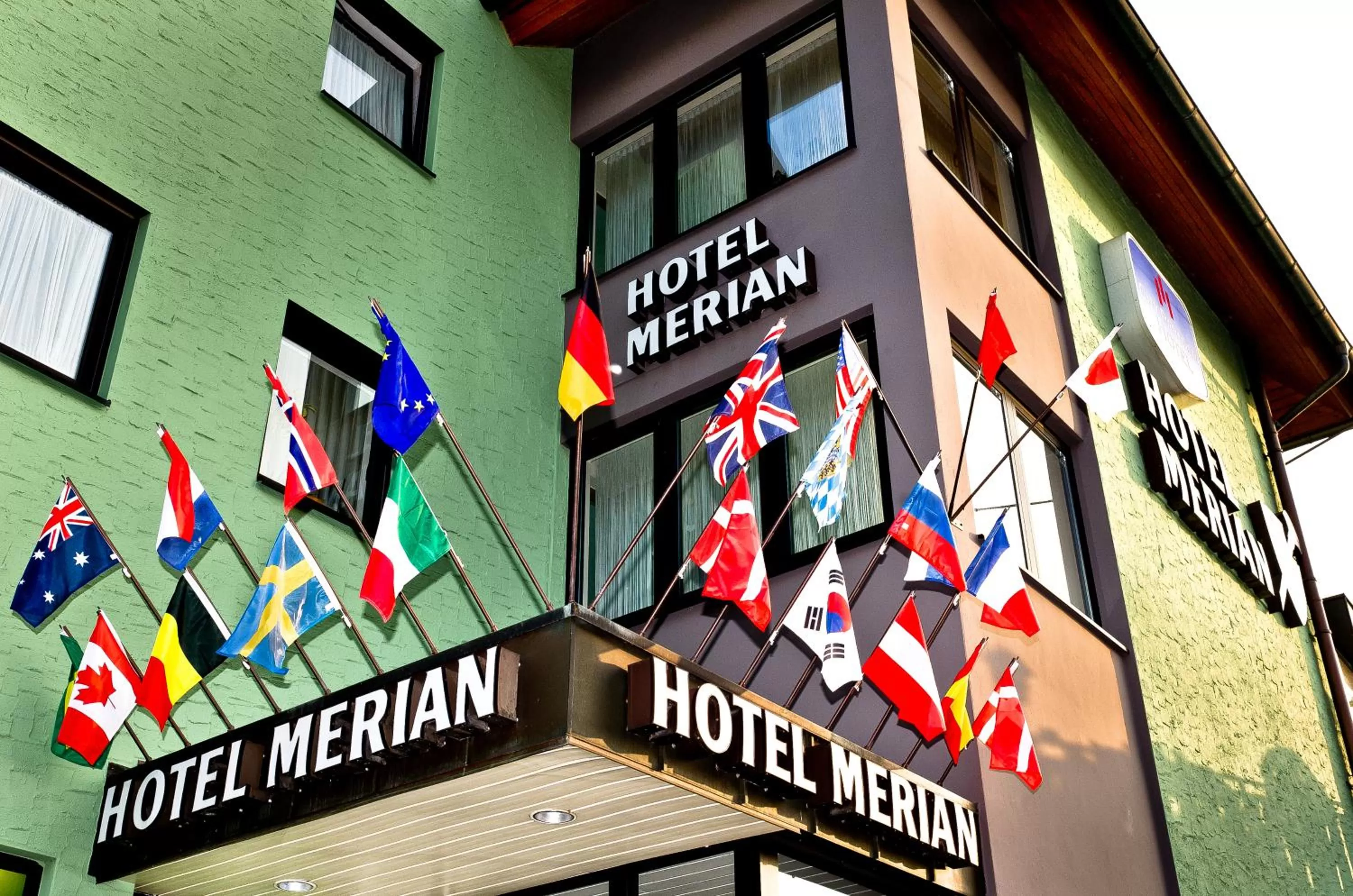 Facade/entrance in Hotel Merian Rothenburg