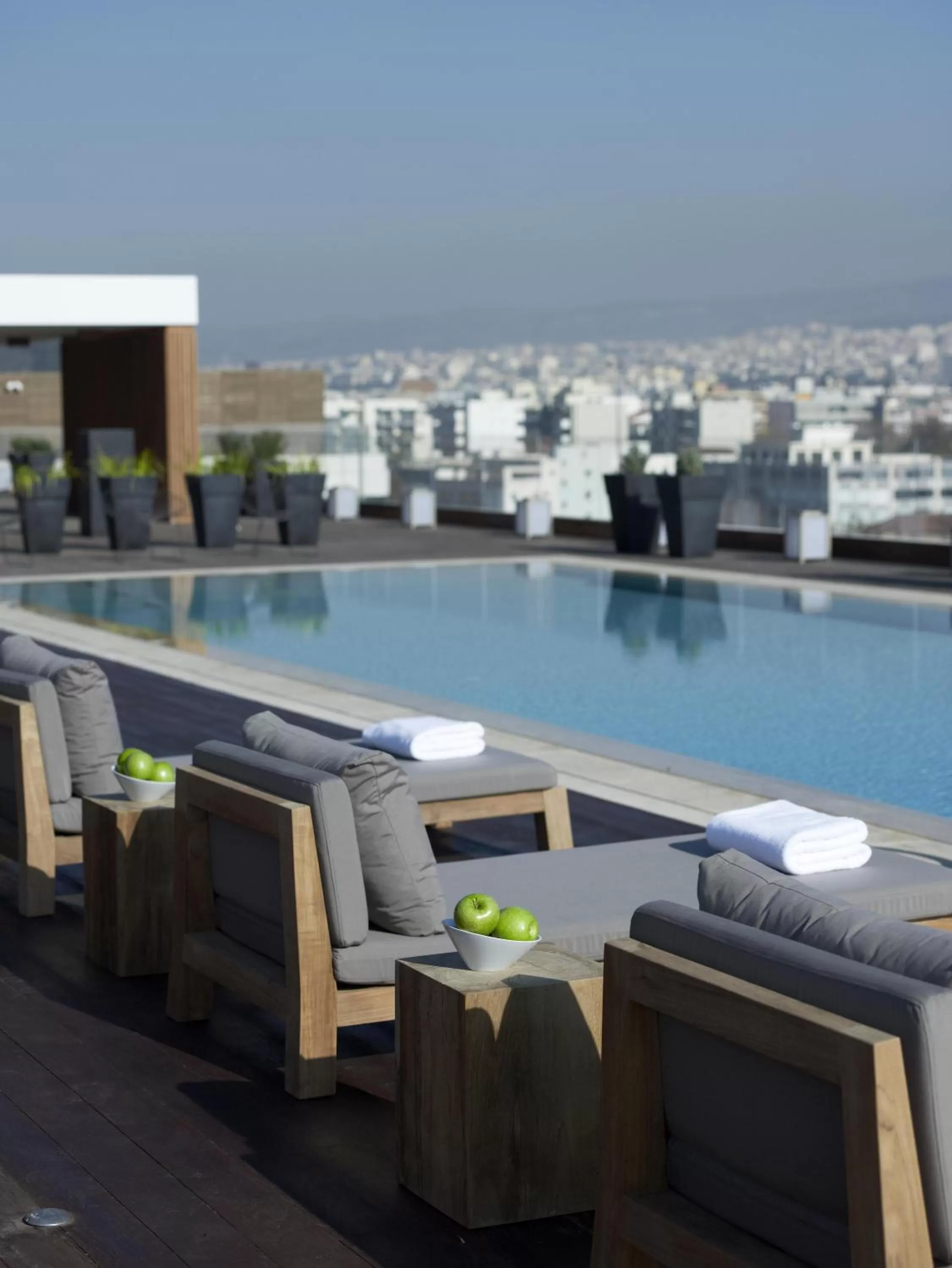 Swimming pool in The Met Hotel Thessaloniki, a Member of Design Hotels