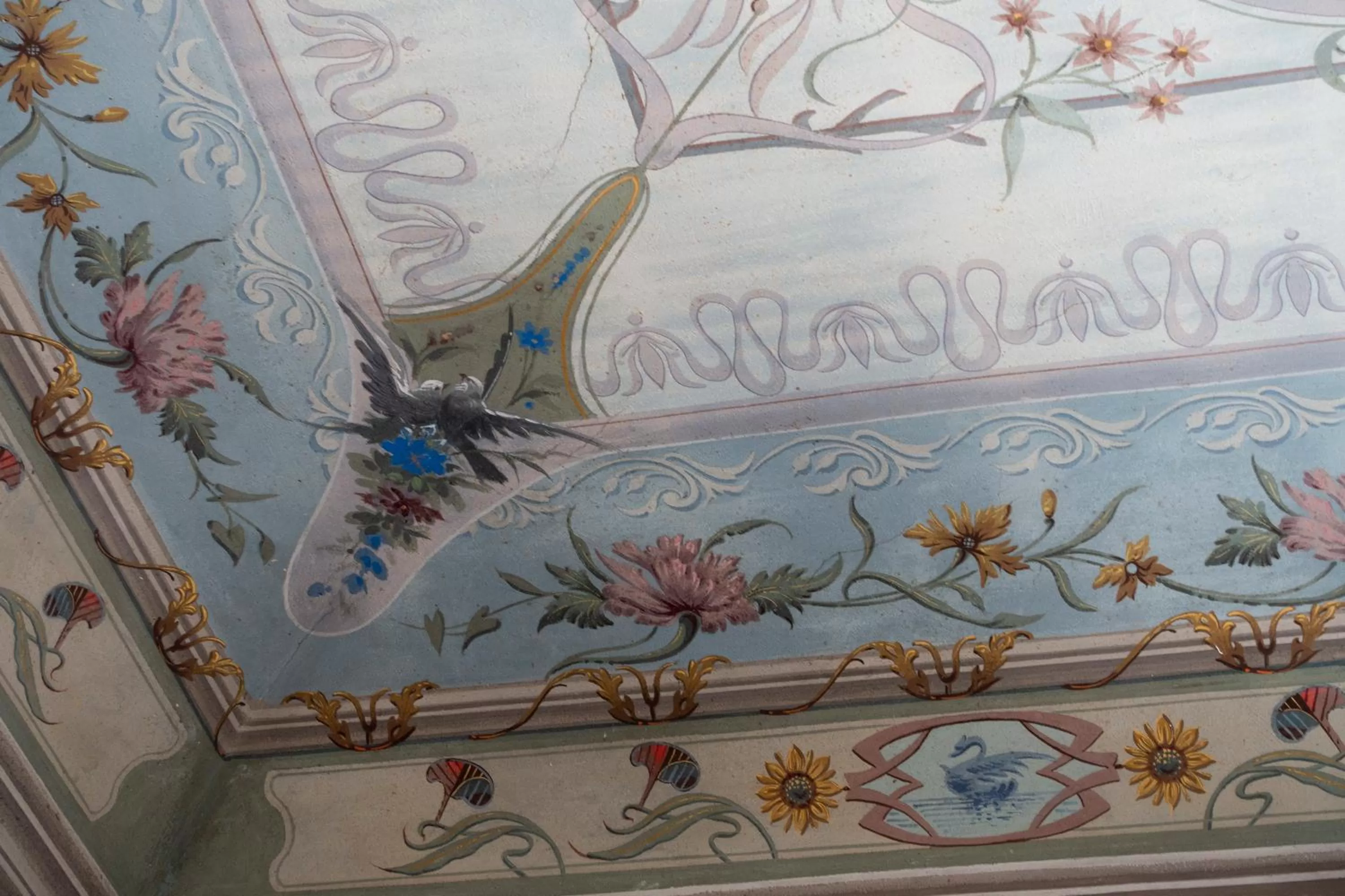 Decorative detail in Alloggio della Posta Vecchia