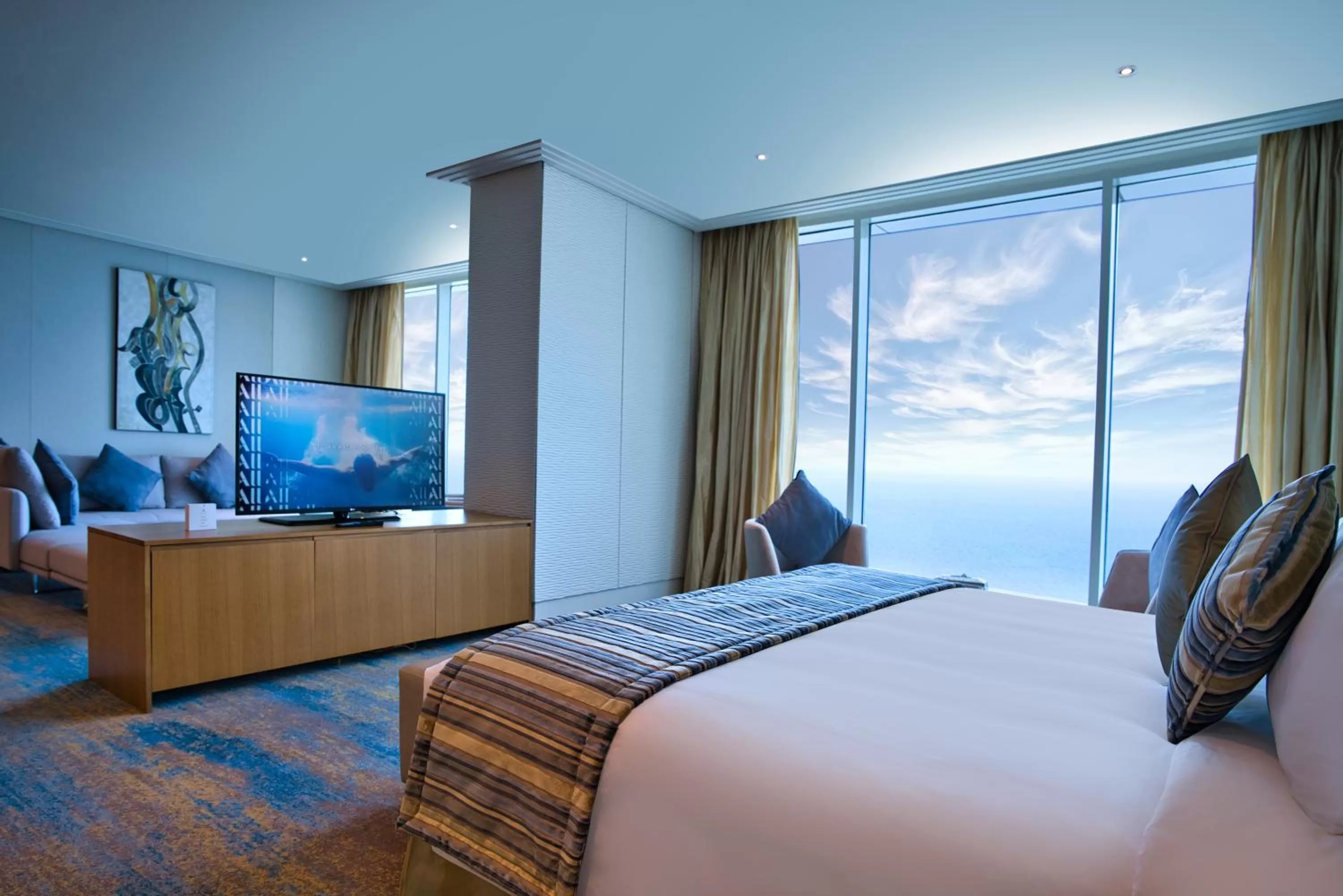 Property building, Bed in Novotel Jazan