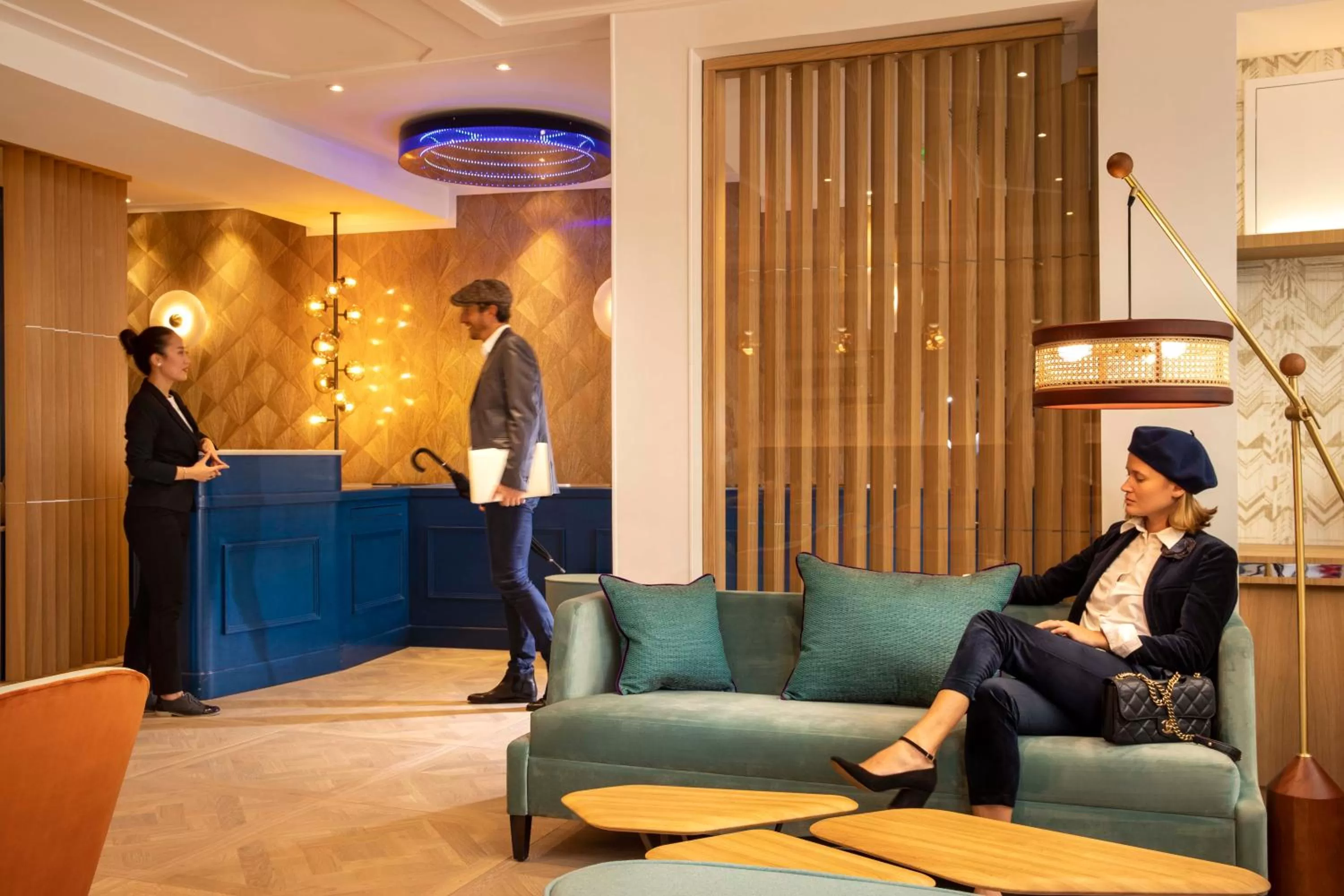 Lobby or reception in Hotel Phileas Lazare & Spa - Opera